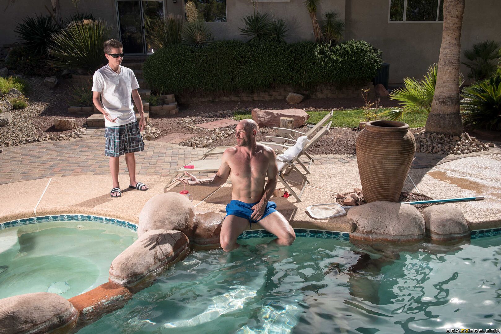 Pounding The Pool Boy