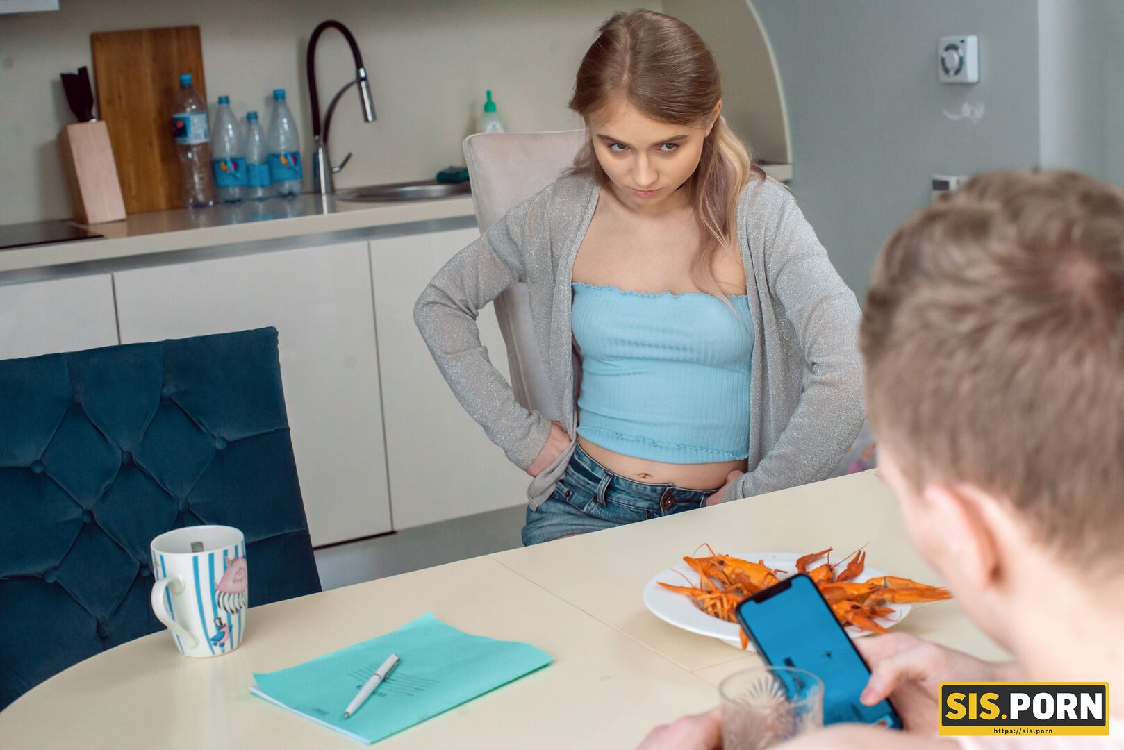 I will solve your math problems, but you will suck my dick!
