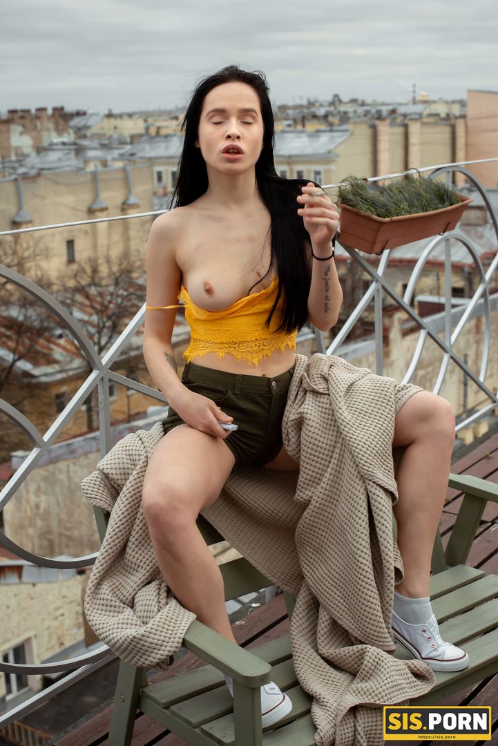 Smoking behind daddy’s back? Here, smoke my cock!