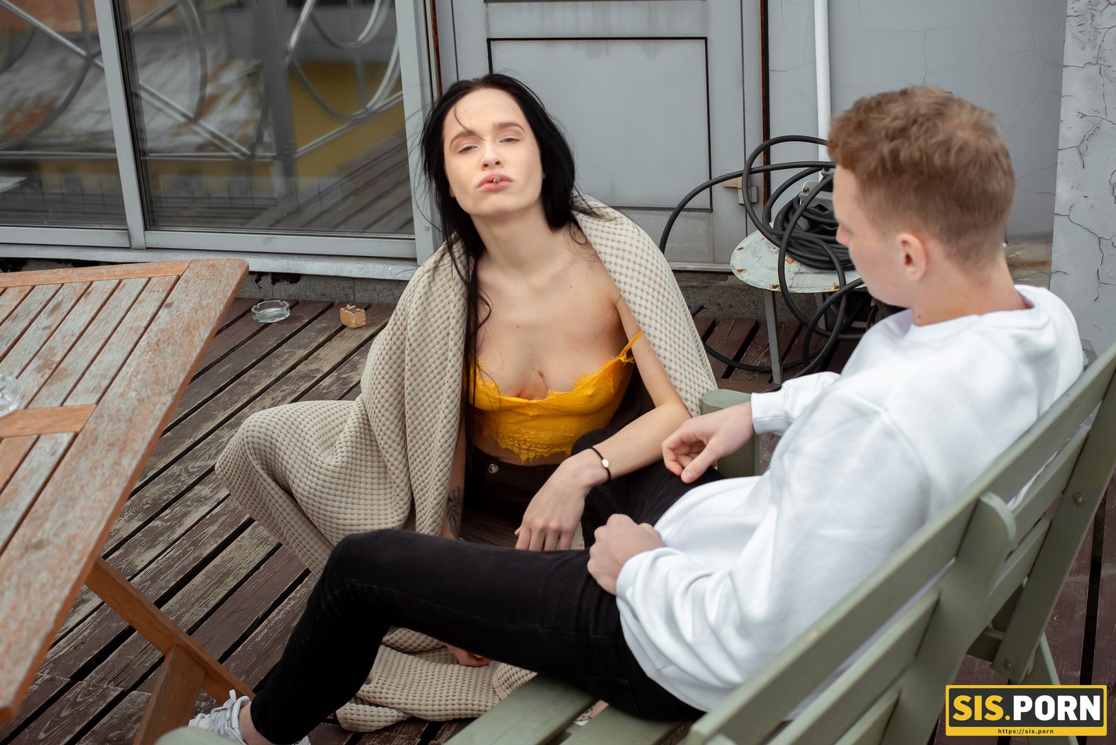 Smoking behind daddy’s back? Here, smoke my cock!