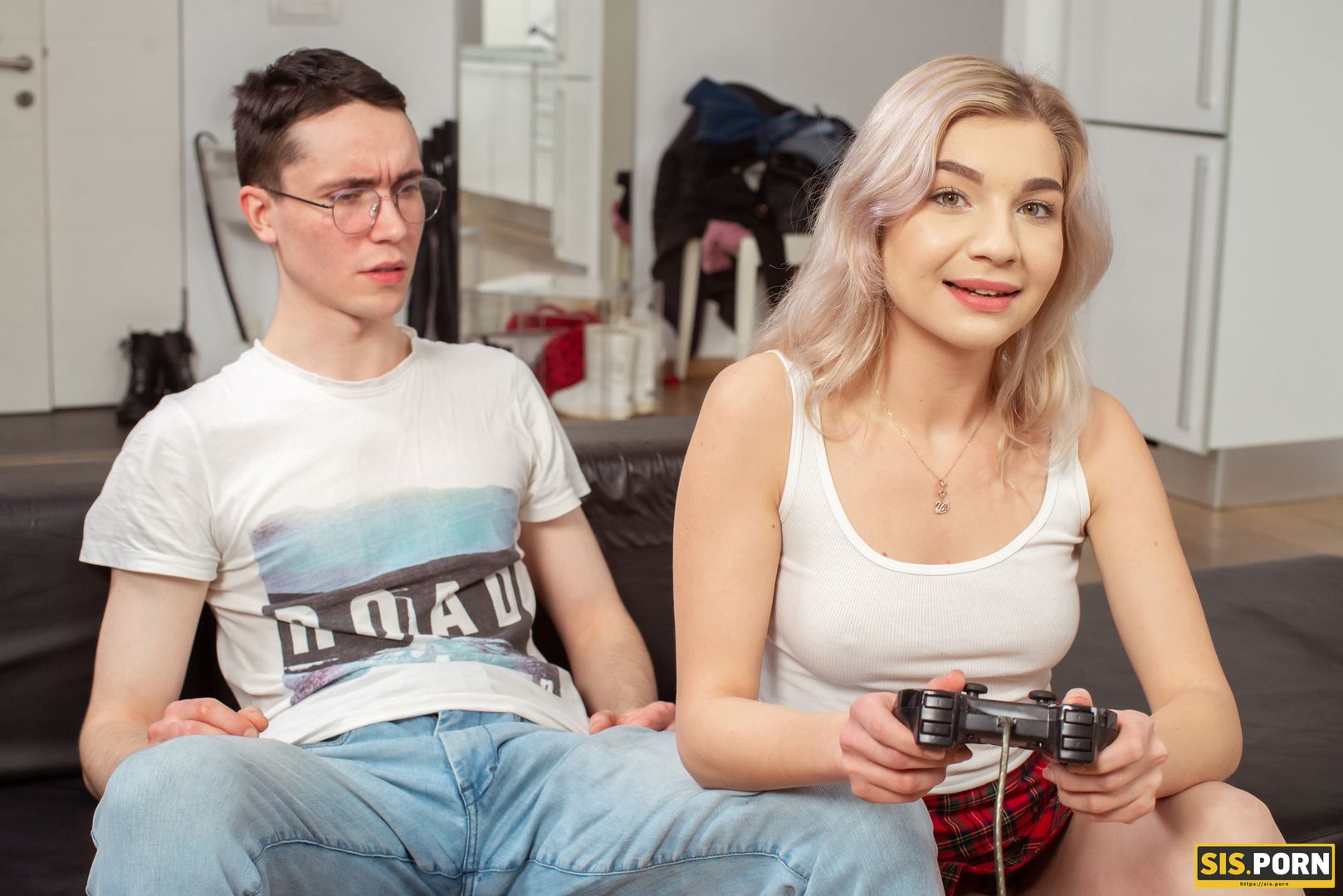 Playing video games or fucking my stepsister? Didn’t have to choose!