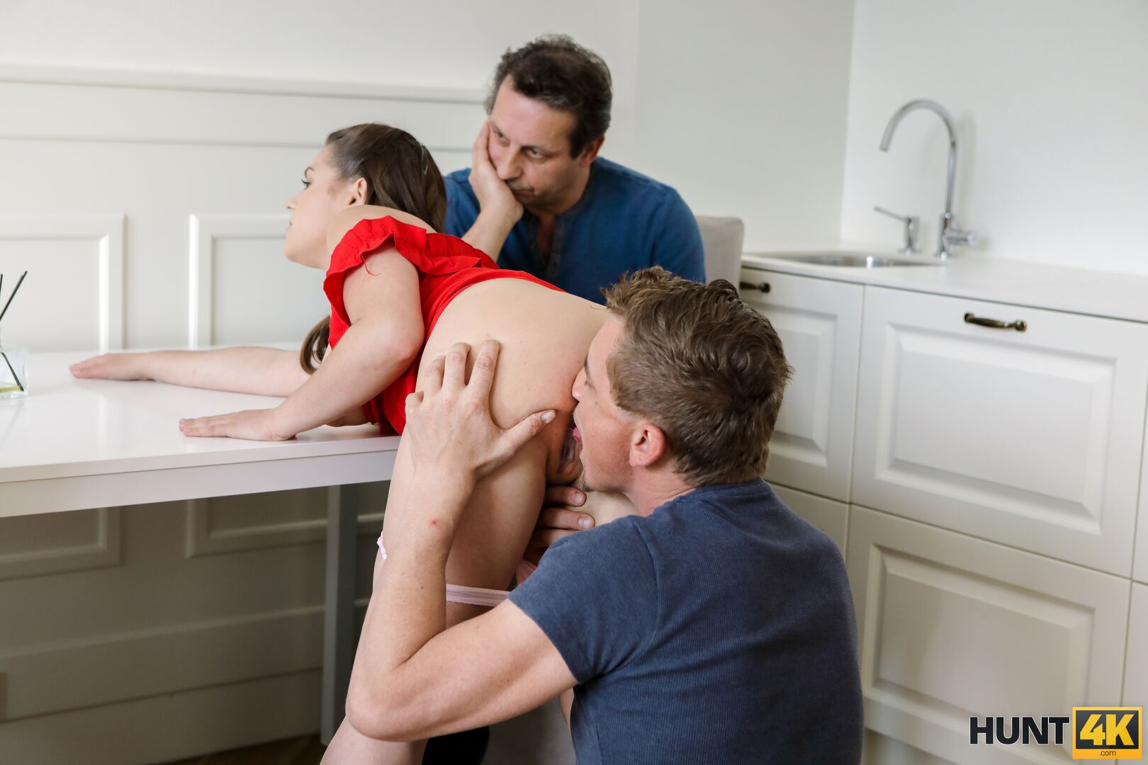 Fucking daddy’s girl right in front of his eyes