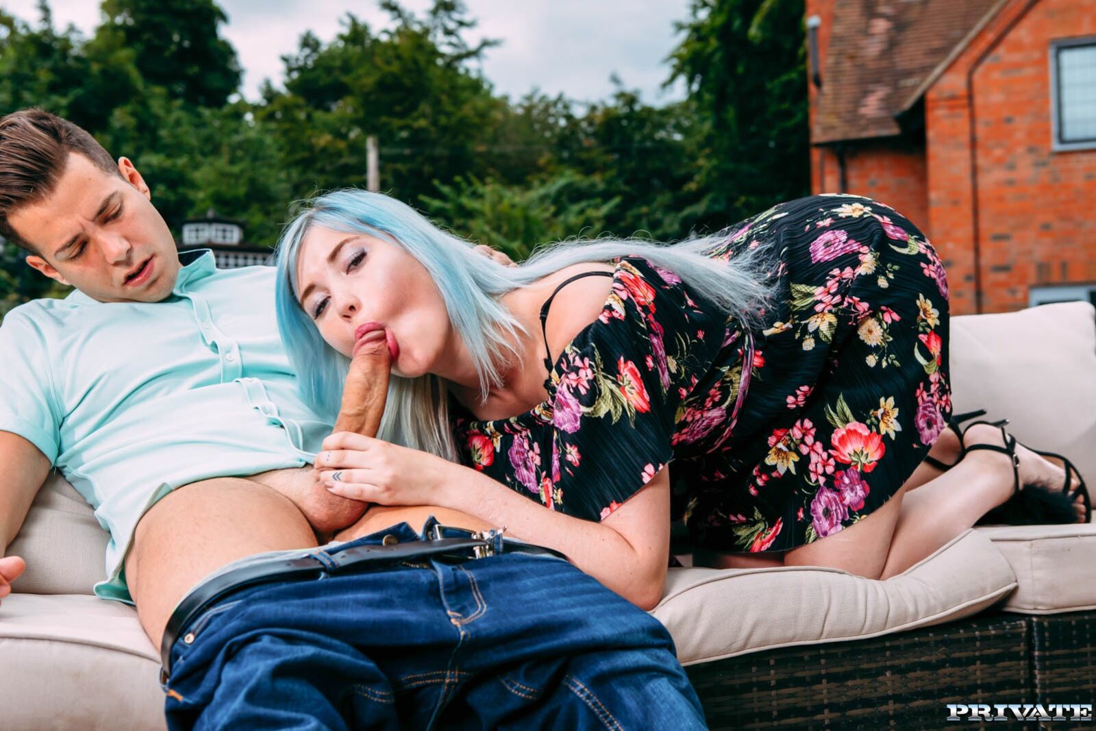 Misha Mayfair debuts in Private with DP in the garden