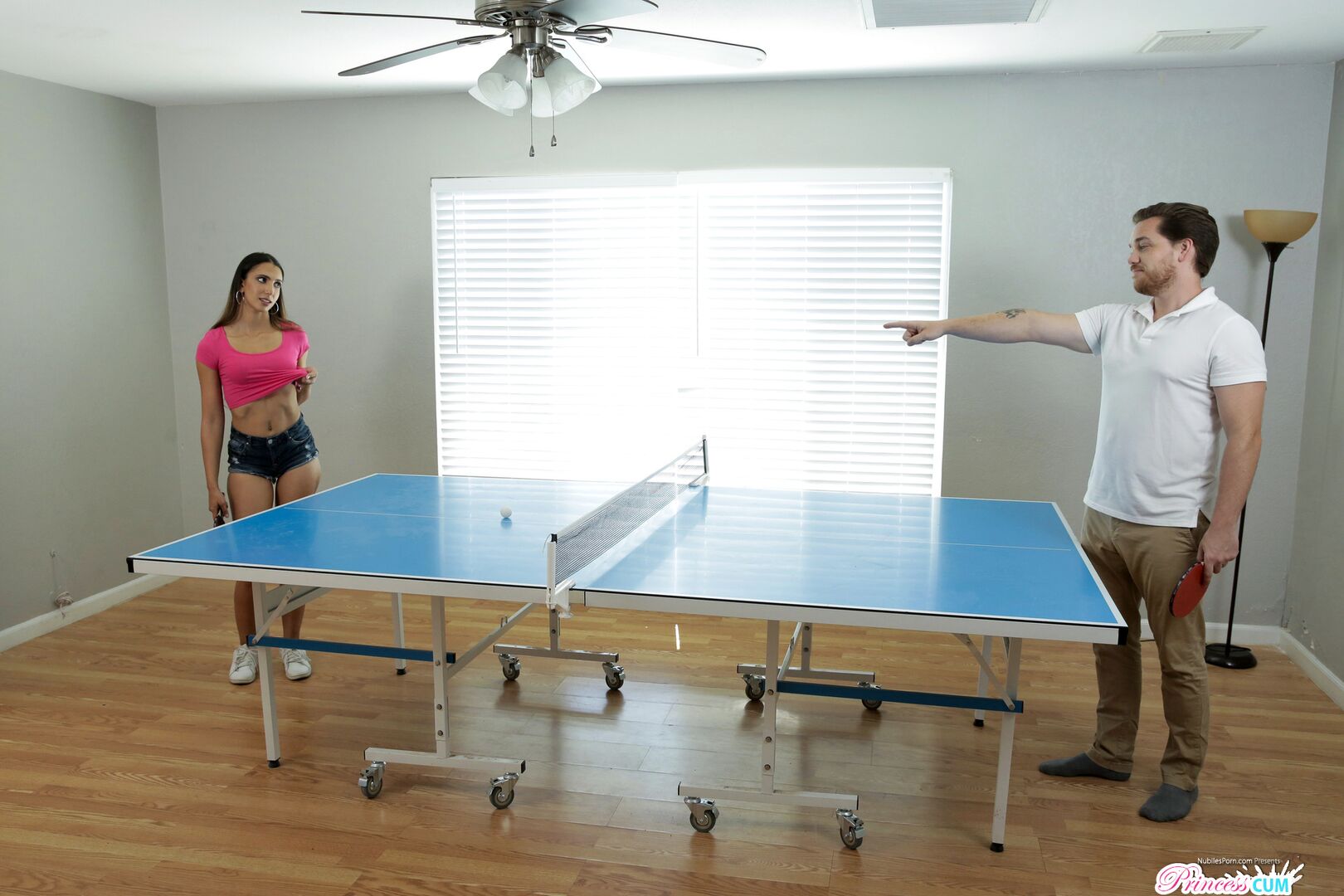 Strip Pong With My Step Sis