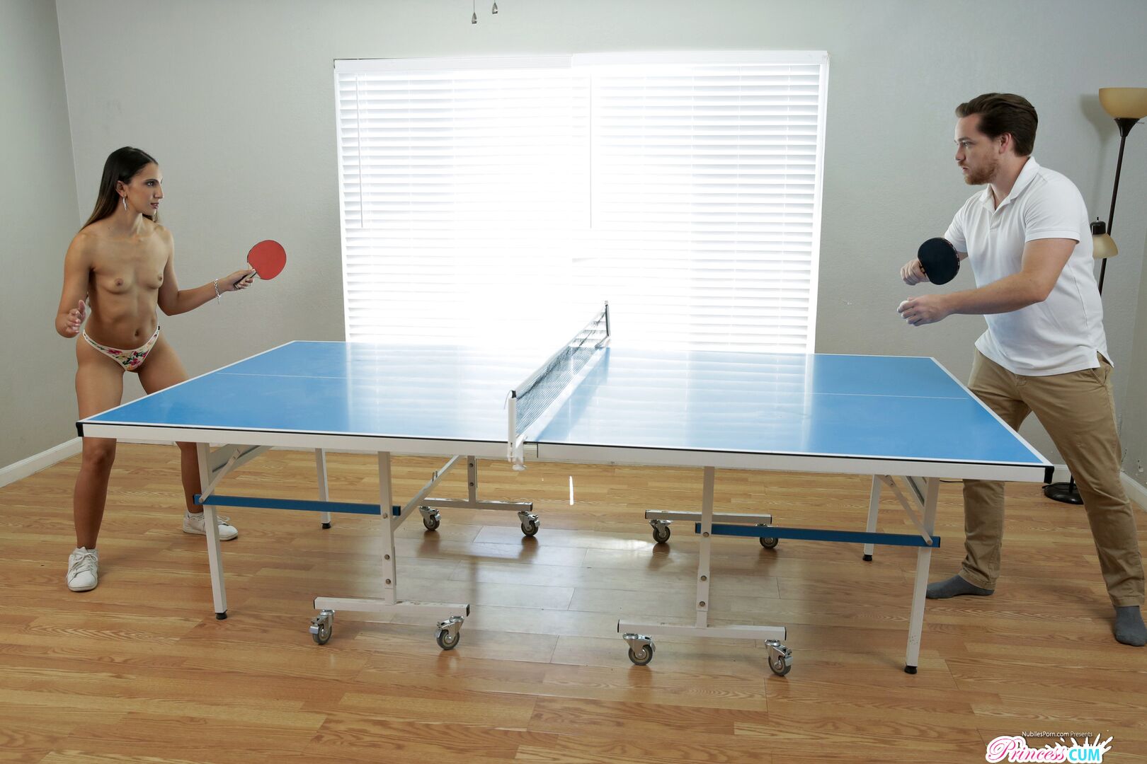 Strip Pong With My Step Sis