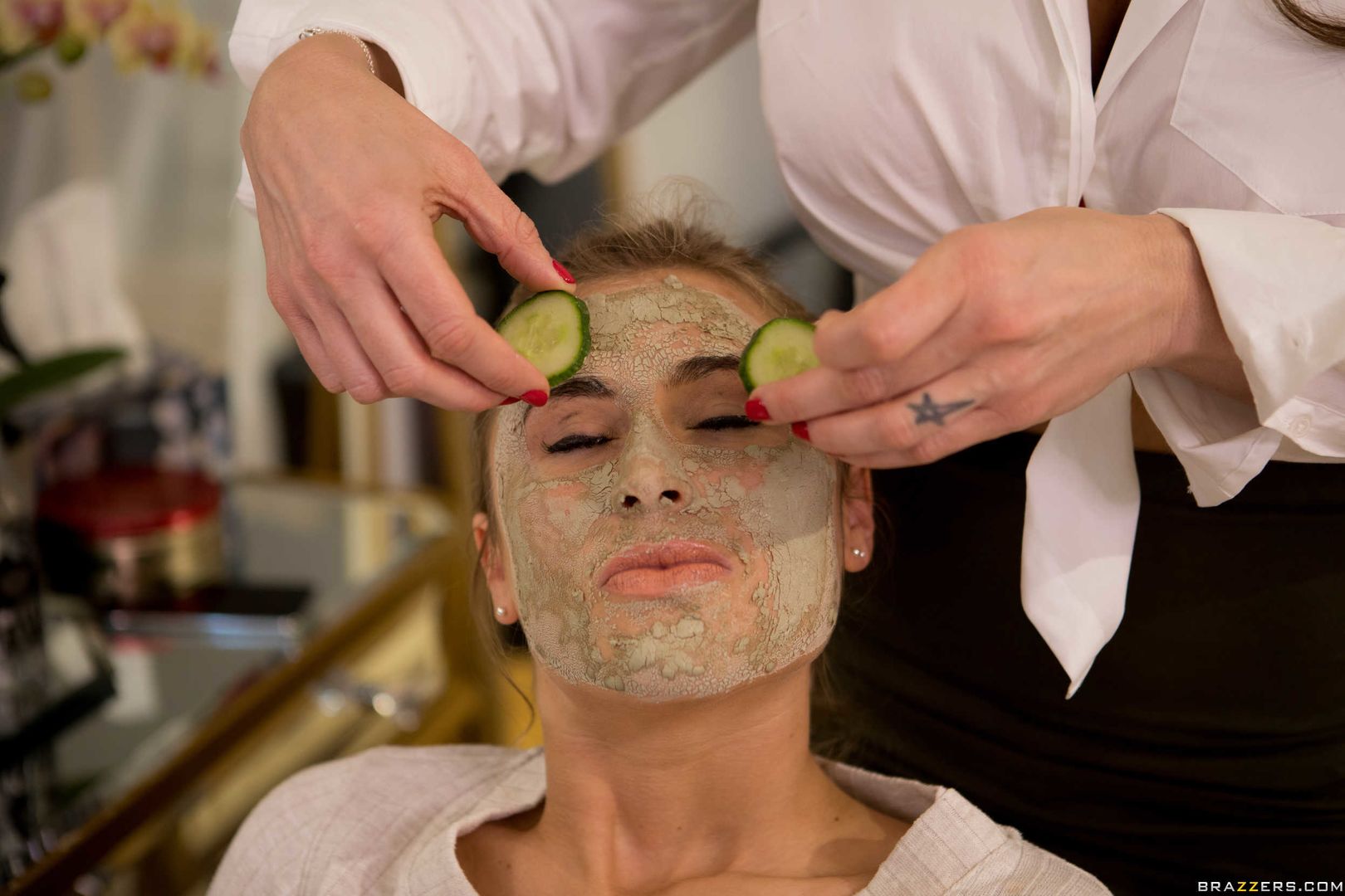 Sneaking In A Last Minute Facial