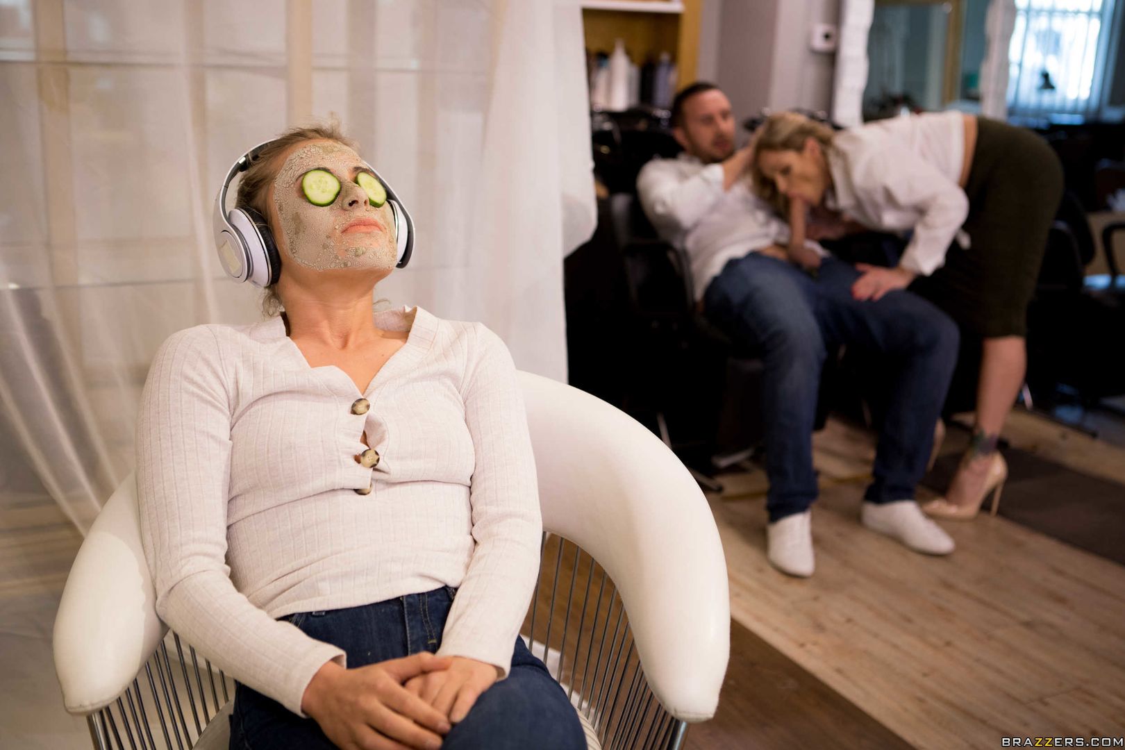 Sneaking In A Last Minute Facial