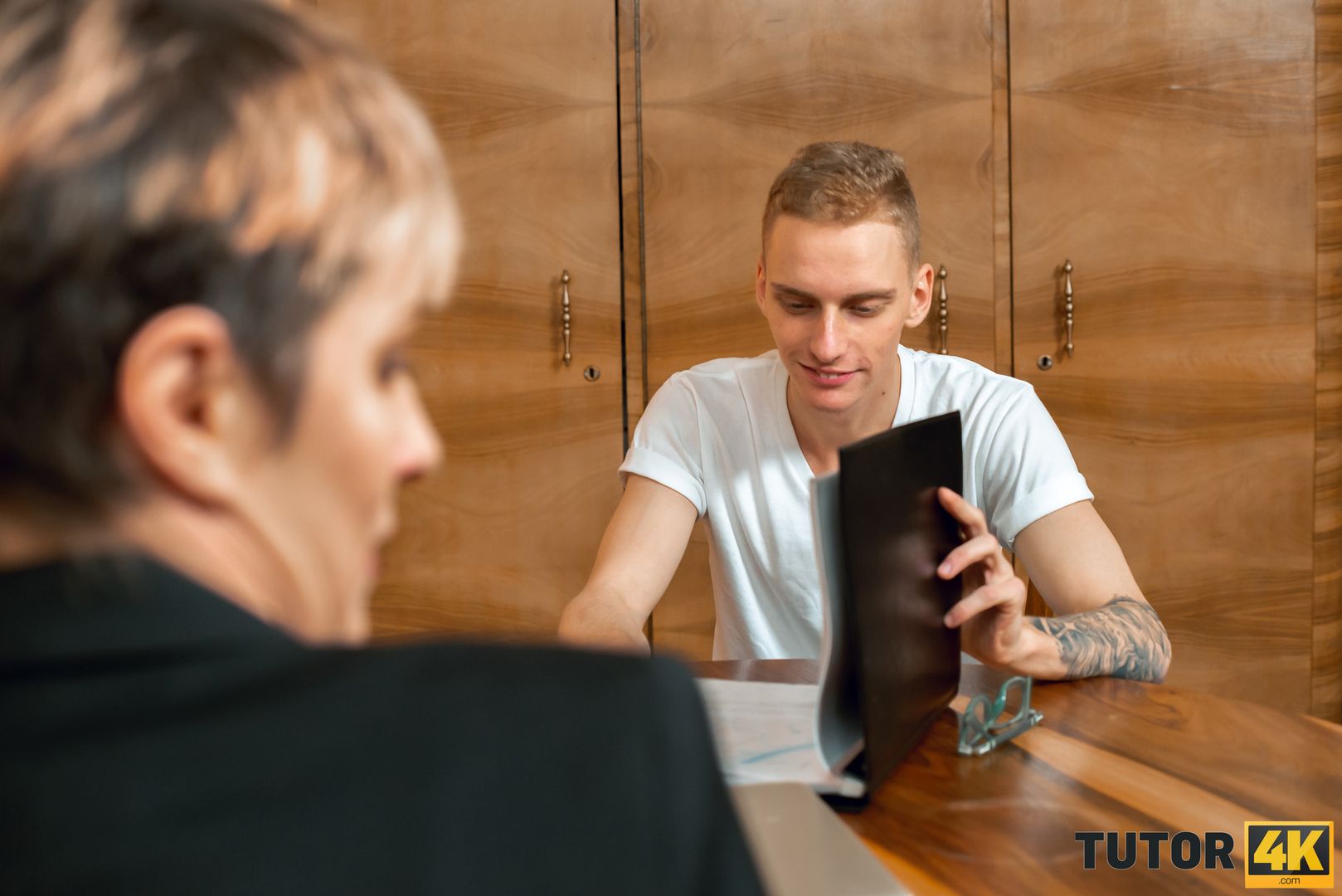 I talked my tutor into sex right in her apartment!