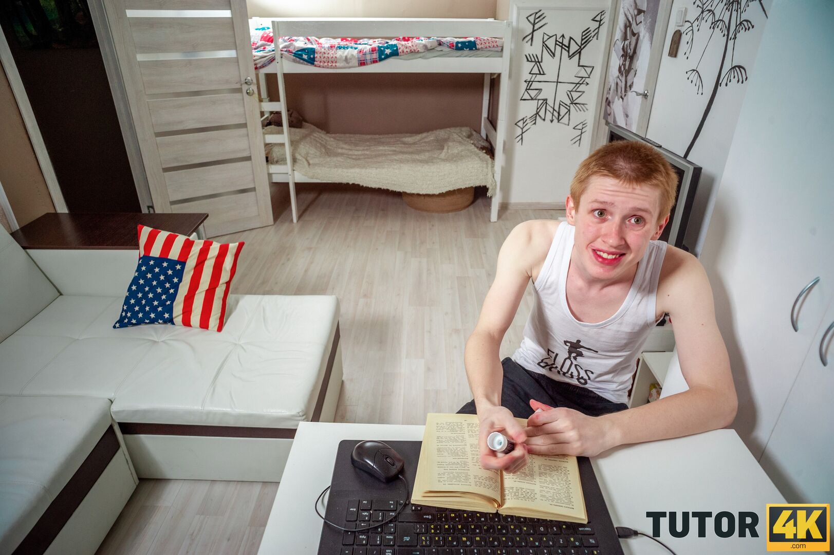 How my brother fucked a tutor, pretending to be dead!