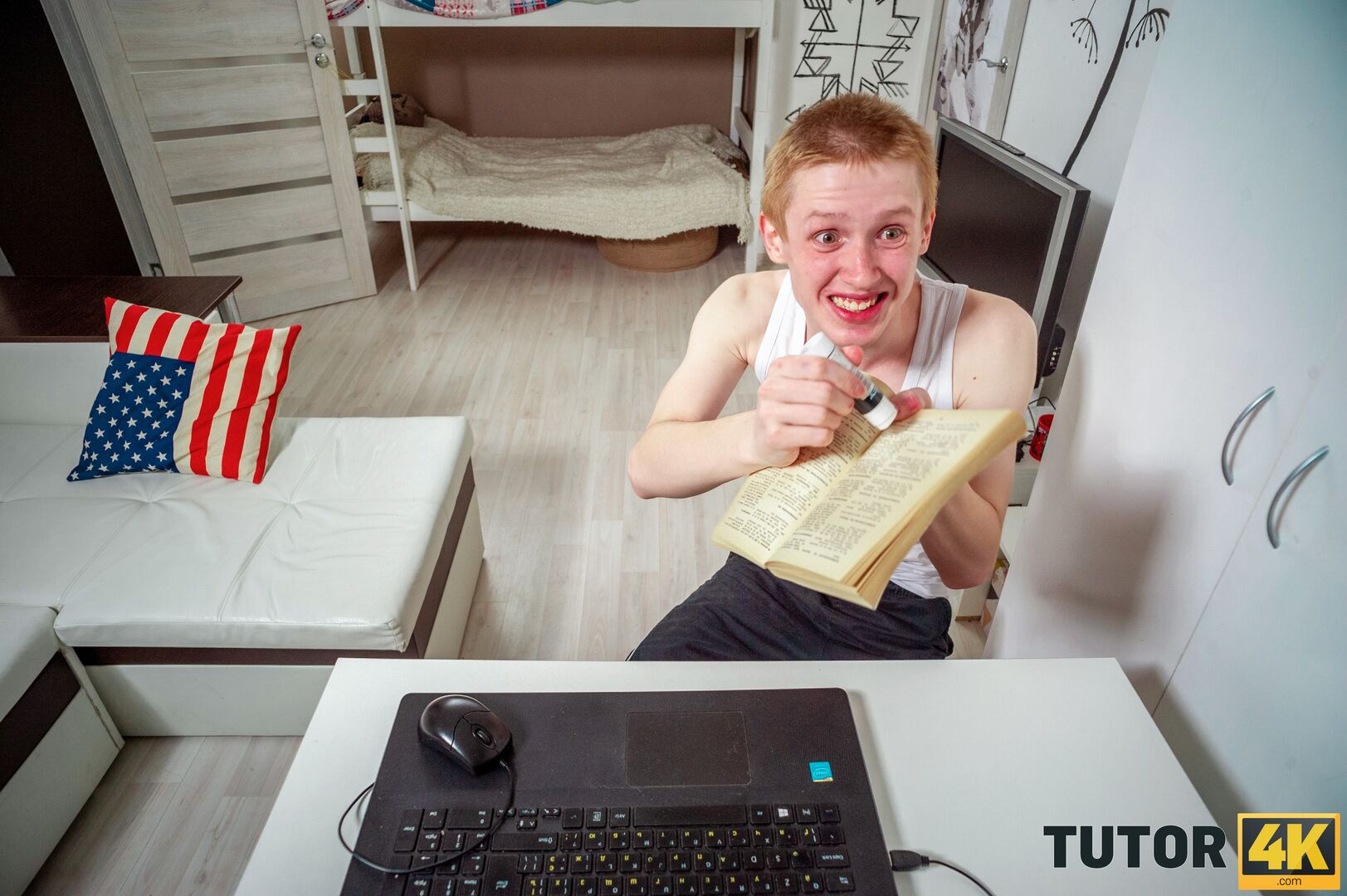 How my brother fucked a tutor, pretending to be dead!