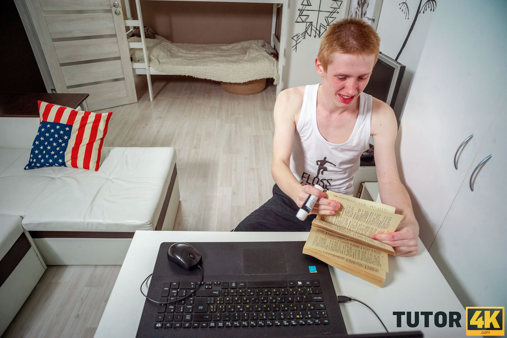 How my brother fucked a tutor, pretending to be dead!
