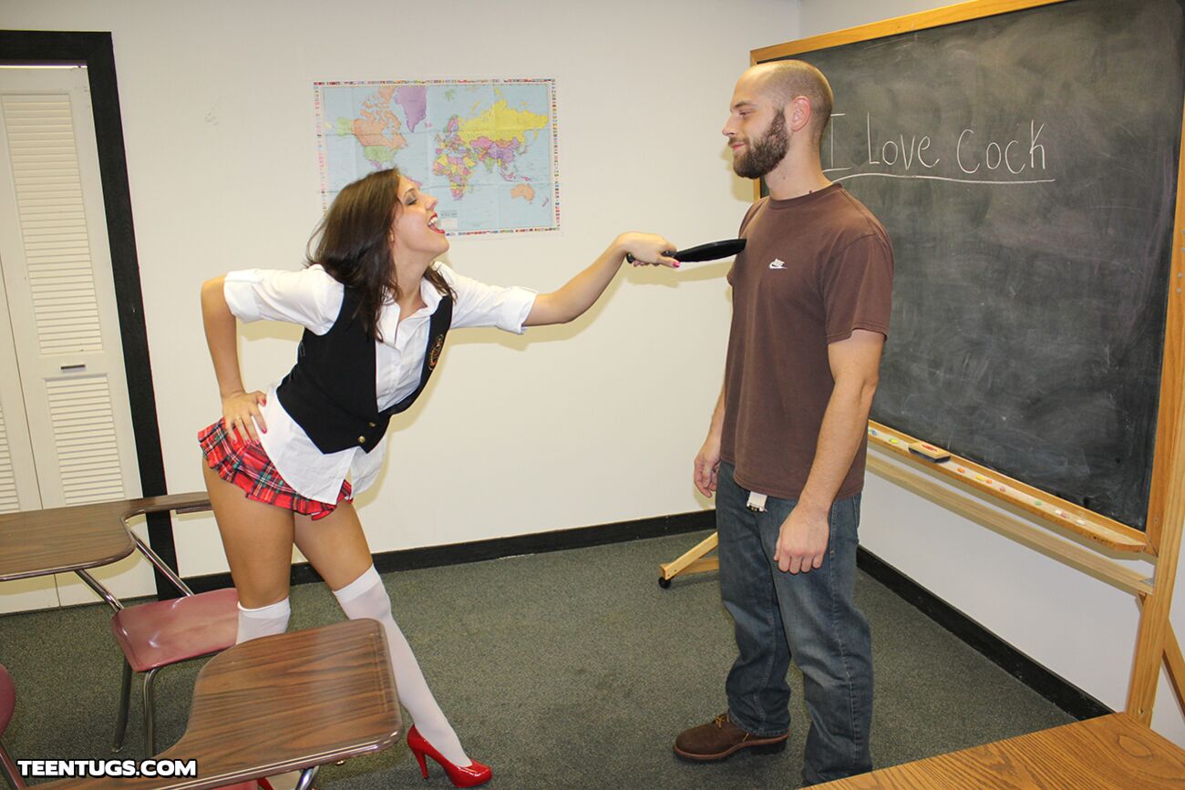 Sadie Holmes Pops Her Teacher