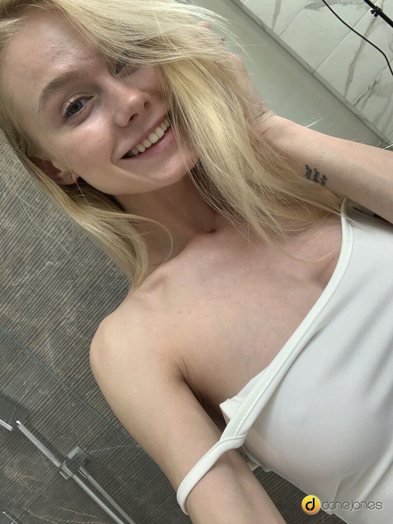 Sexy blonde solo shower orgasms