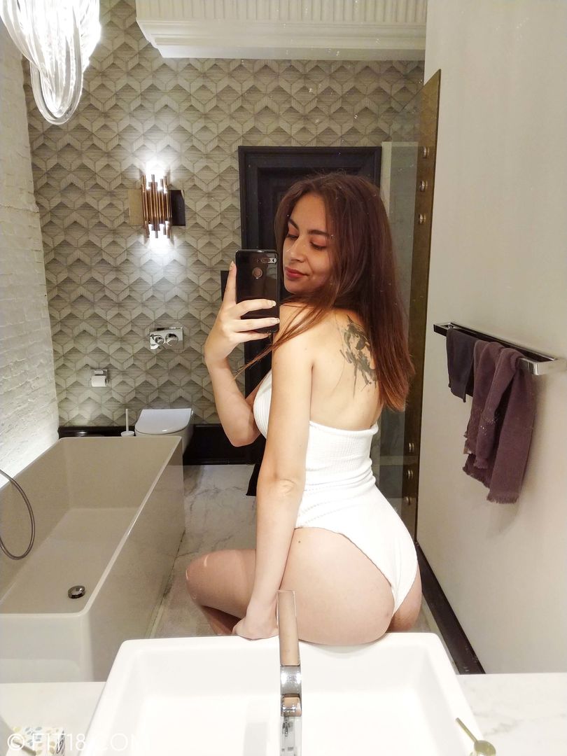 Victoria J Downward Doggy Style