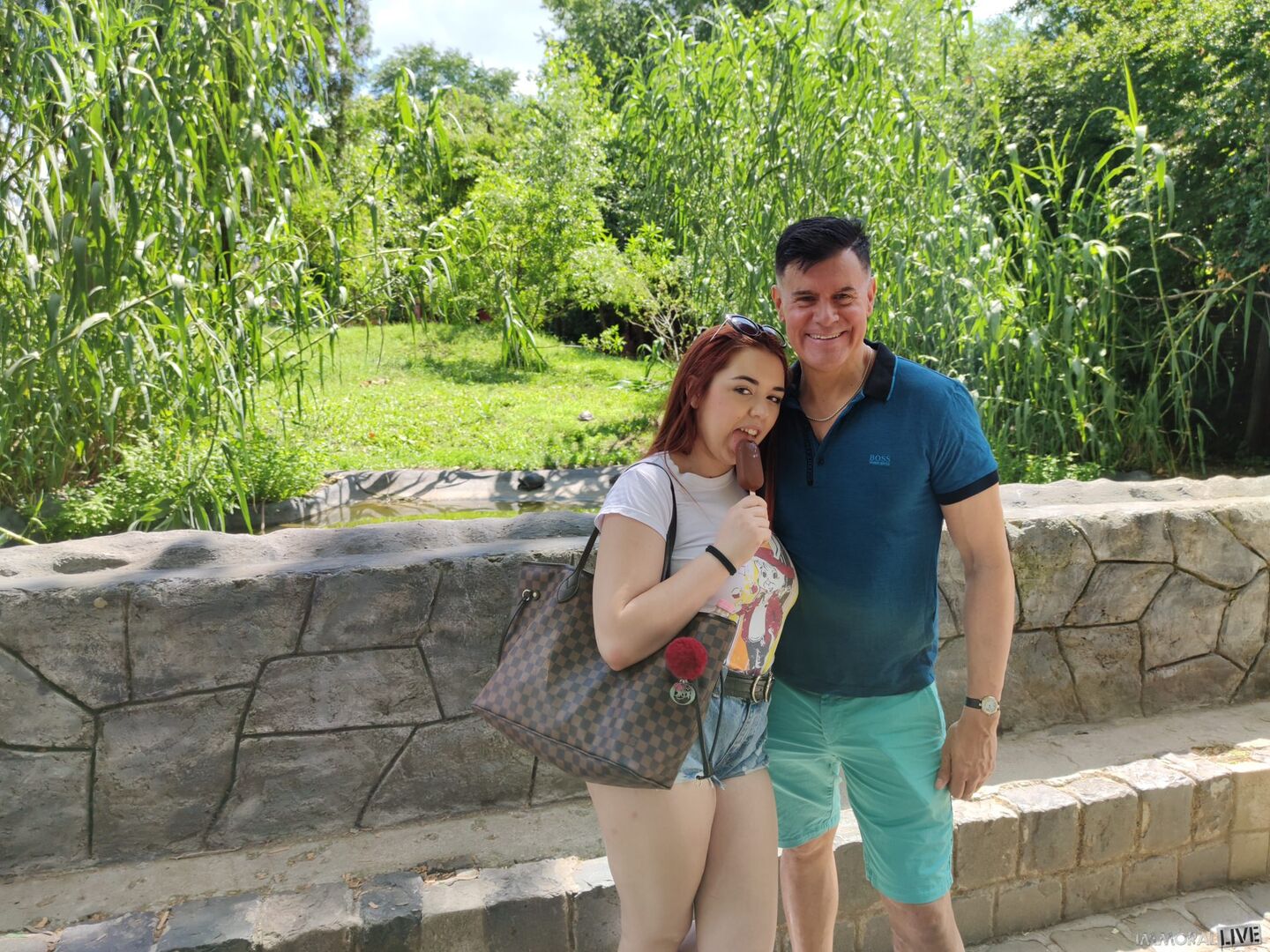 Annoying step sister goes to the zoo with her bro