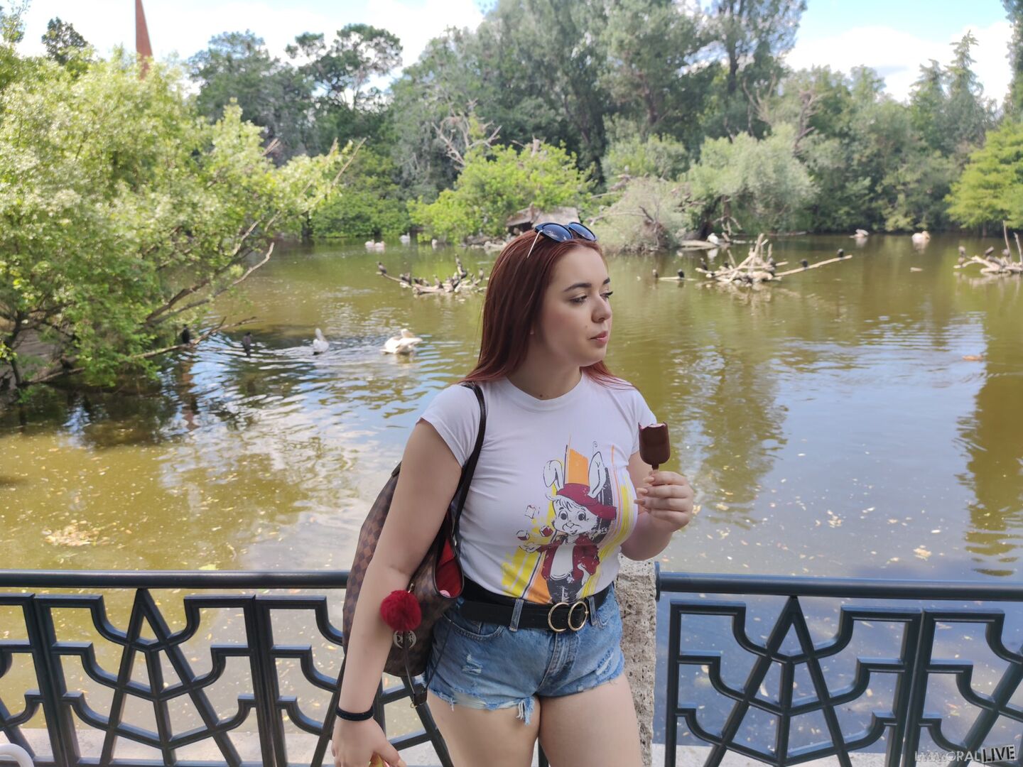 Annoying step sister goes to the zoo with her bro