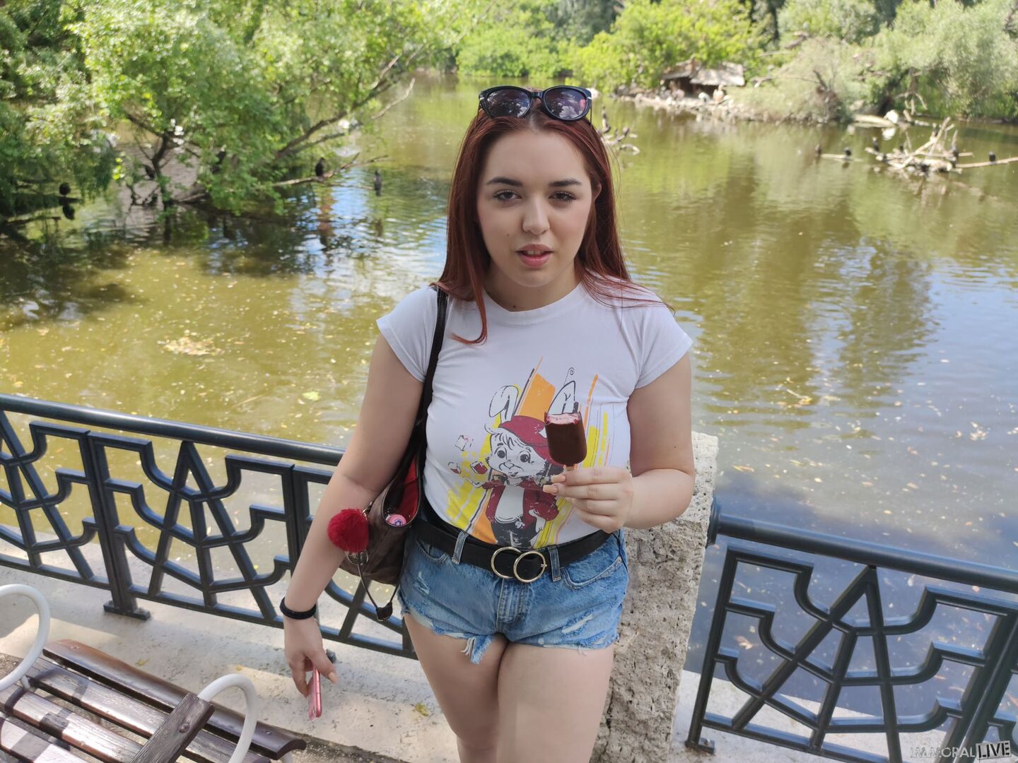 Annoying step sister goes to the zoo with her bro