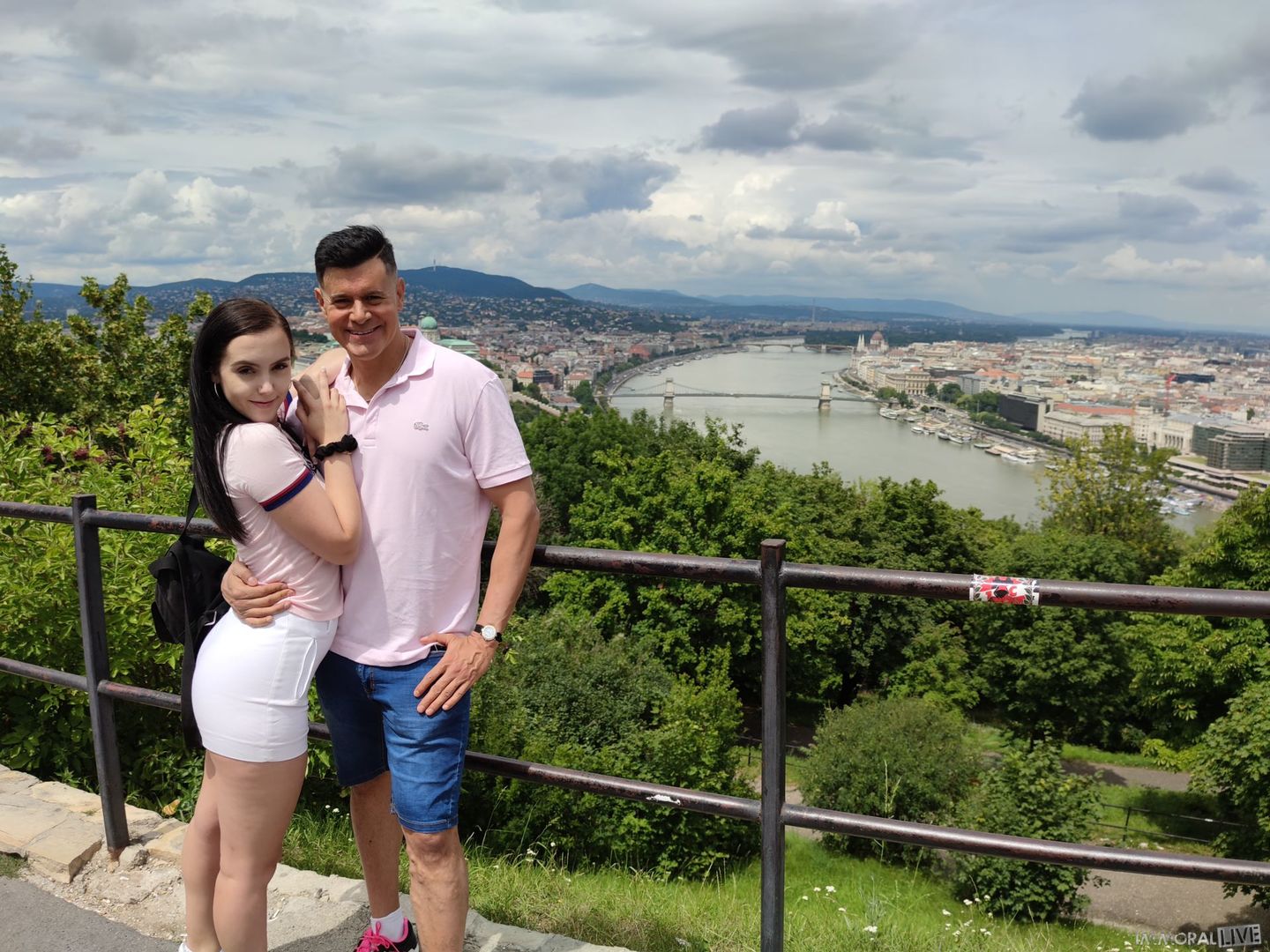 Dad fucks Horny Spanish Tourist with his son!
