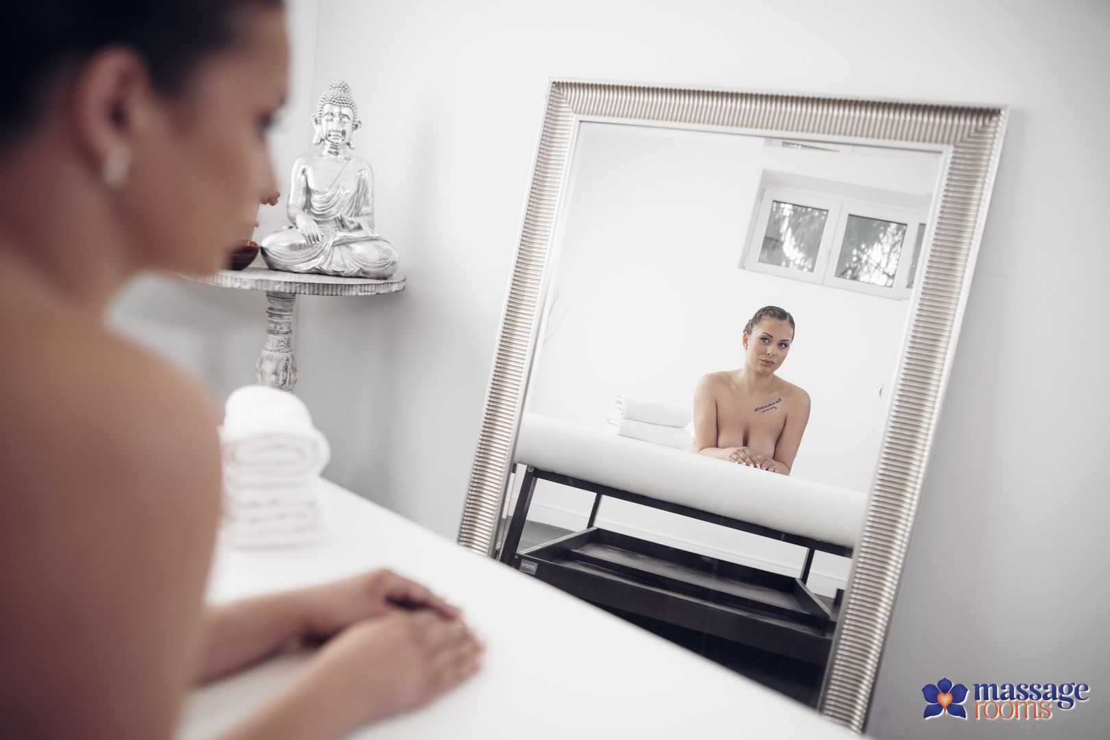 Czech 18 year old has first massage