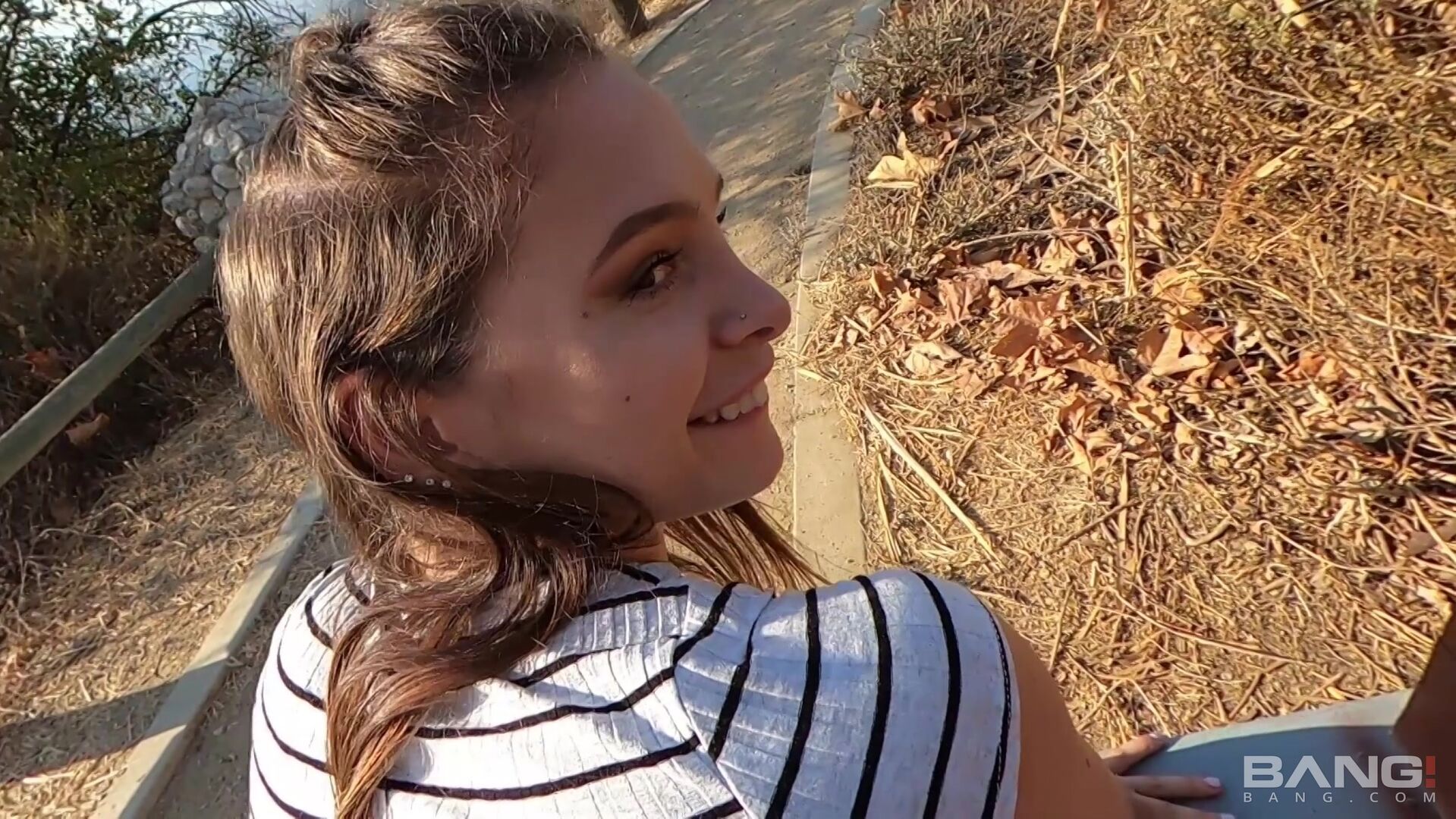 Mia Moore Sucks Dick And Flashes In Public