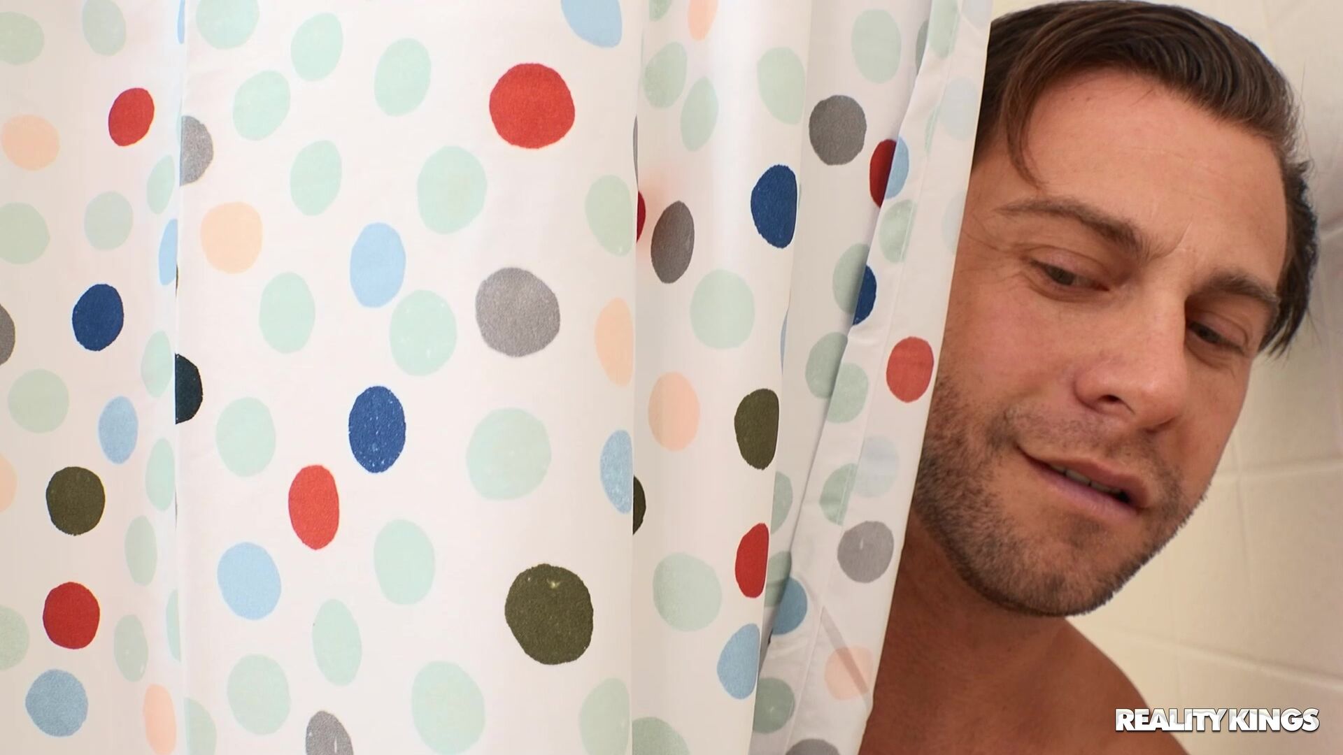 Shower Curtain Glory Hole Surprise