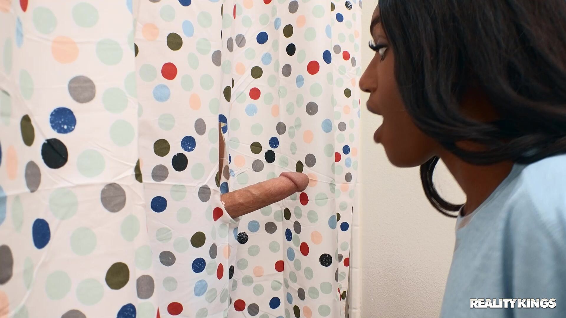 Shower Curtain Glory Hole Surprise