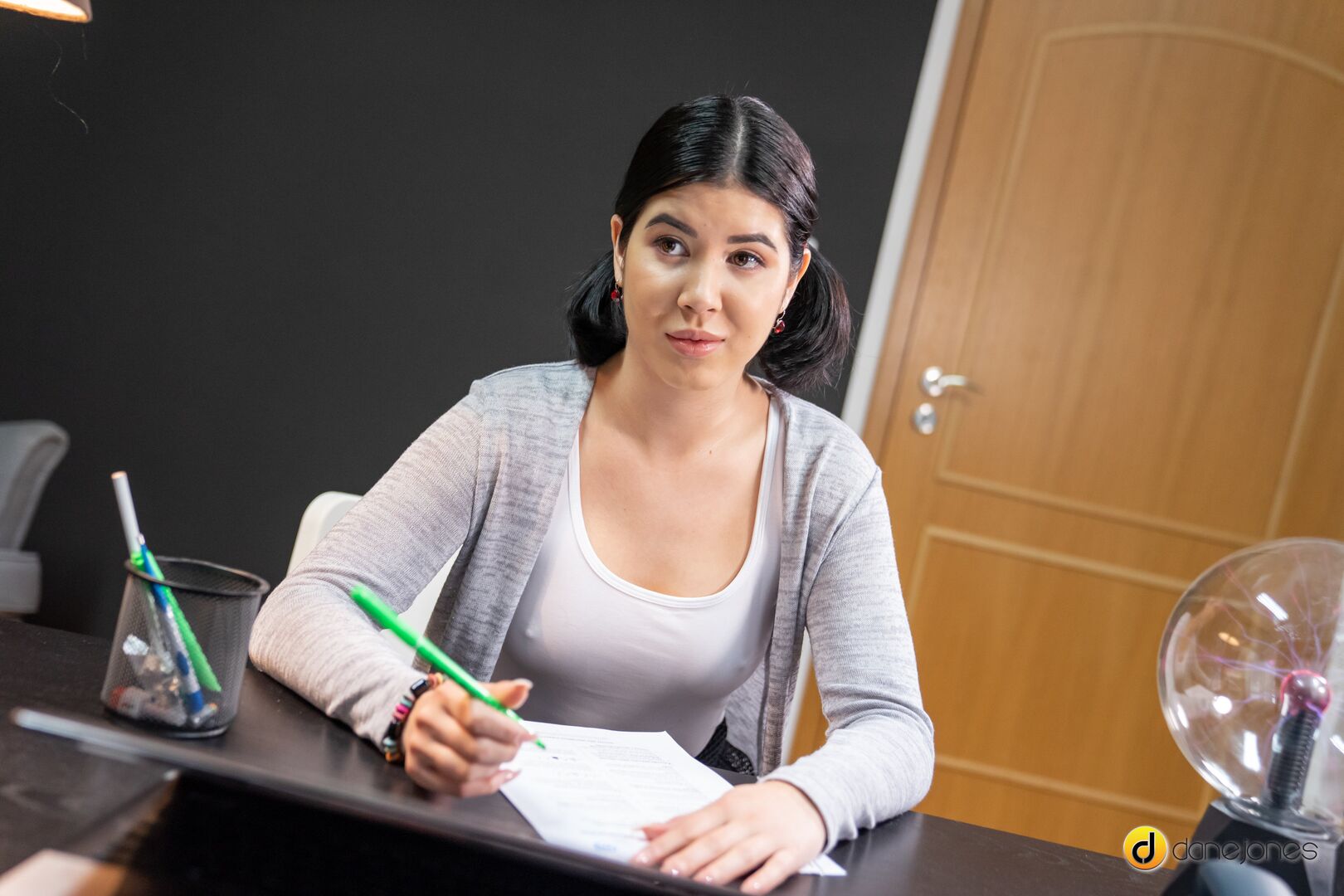 Teacher fucks sexy student on desk