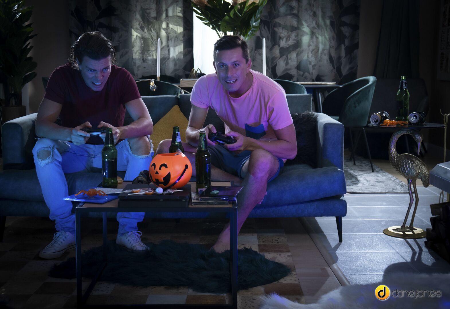 Zombie teen Halloween double team