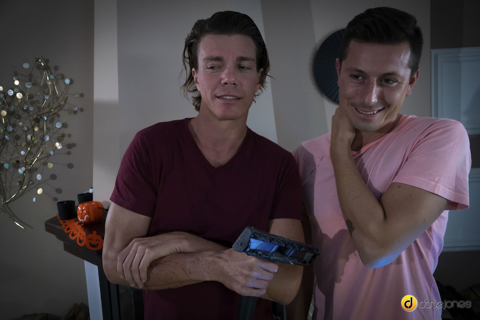 Zombie teen Halloween double team