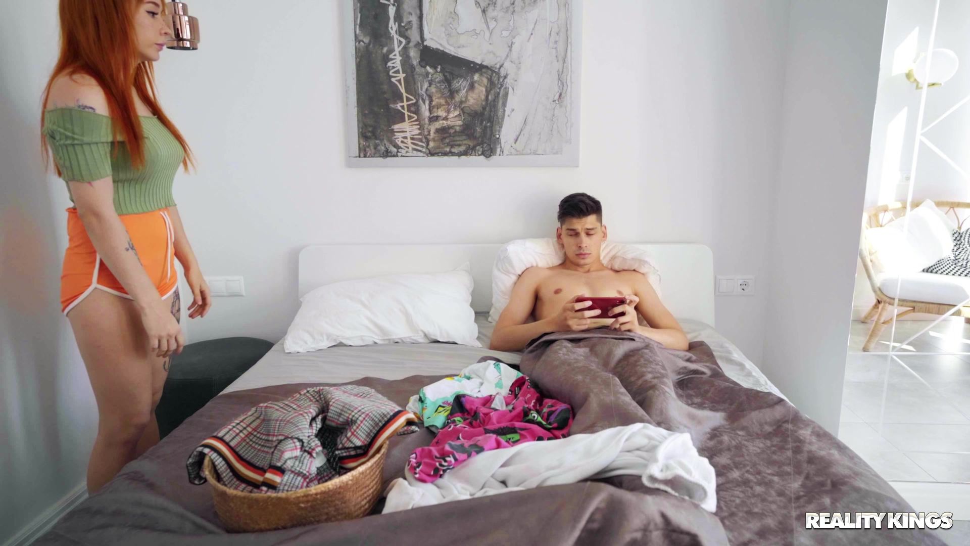 RK At Home - Alice Bong Teases Boyfriend's Cock