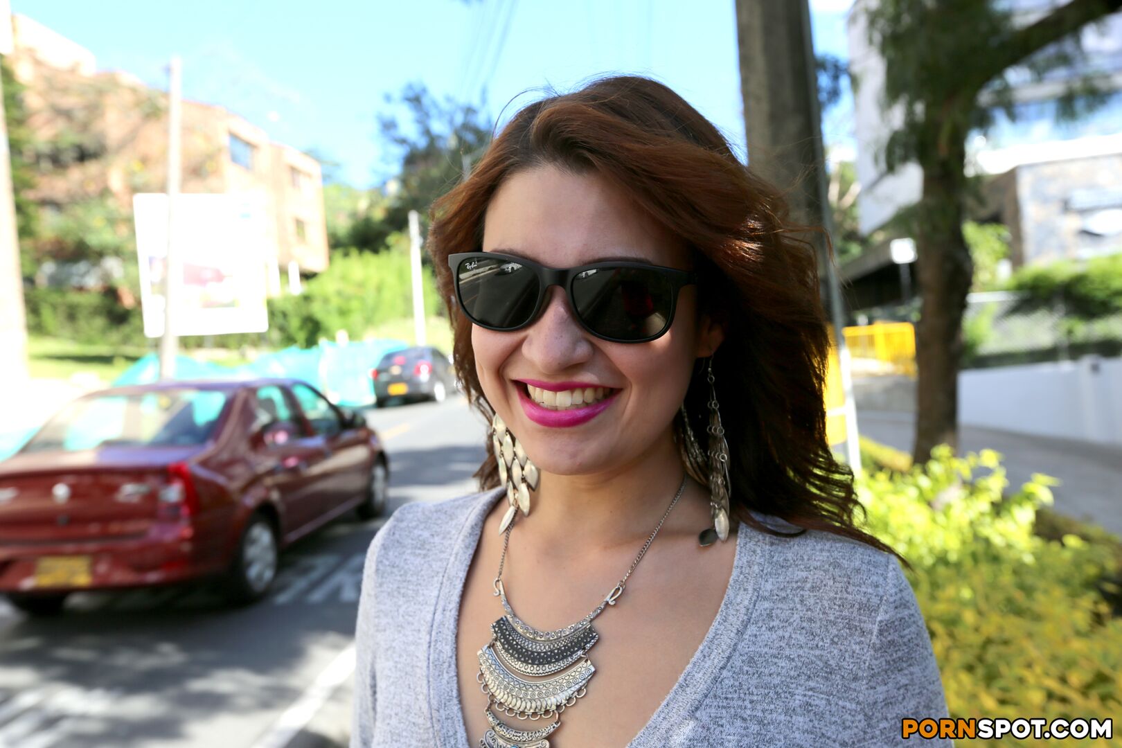 Colombian Babe Lives Out Her Fantasy