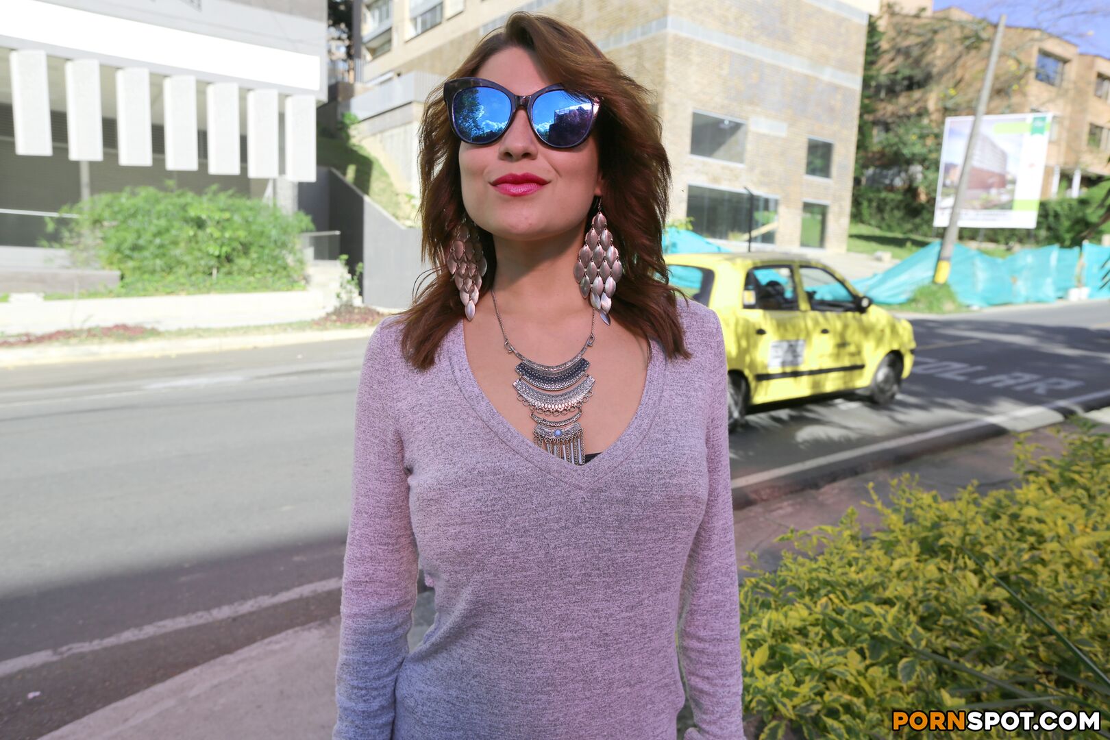 Colombian Babe Lives Out Her Fantasy