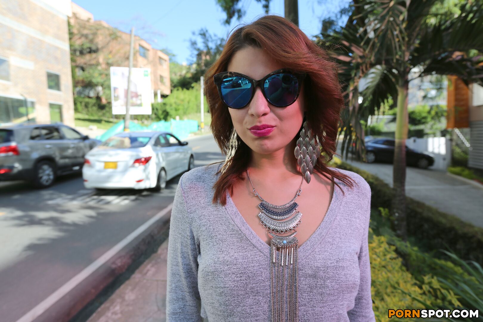 Colombian Babe Lives Out Her Fantasy