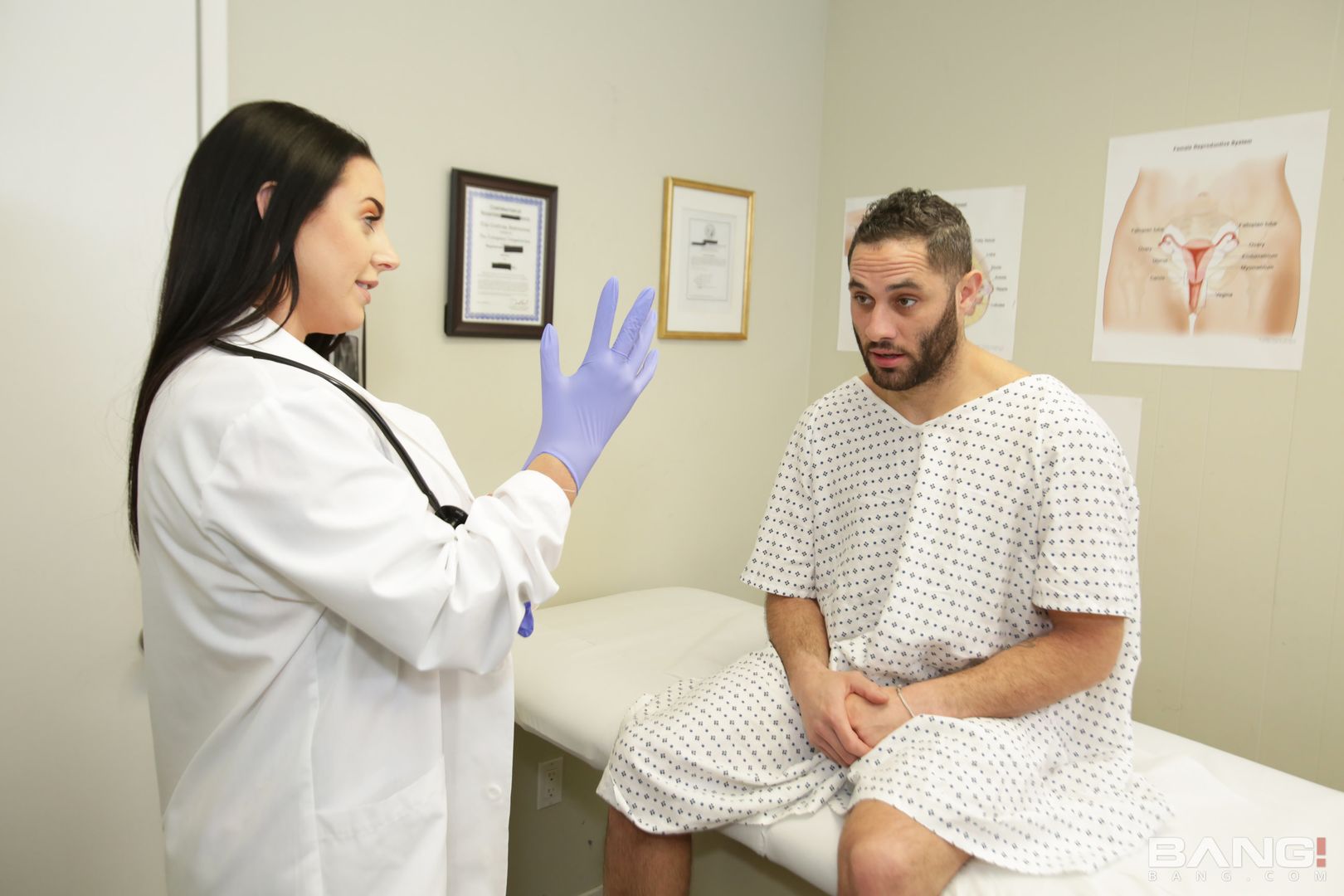 Angela White Is A Hot Doctor That Cures Her Patient's Erectile Dysfunction