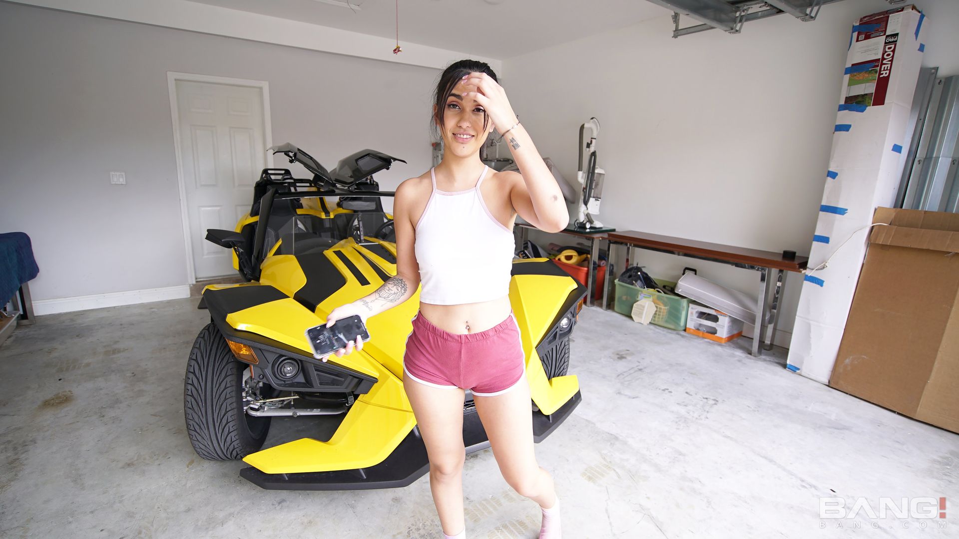 Penelope Fucks The Mechanic For Some Side Cash