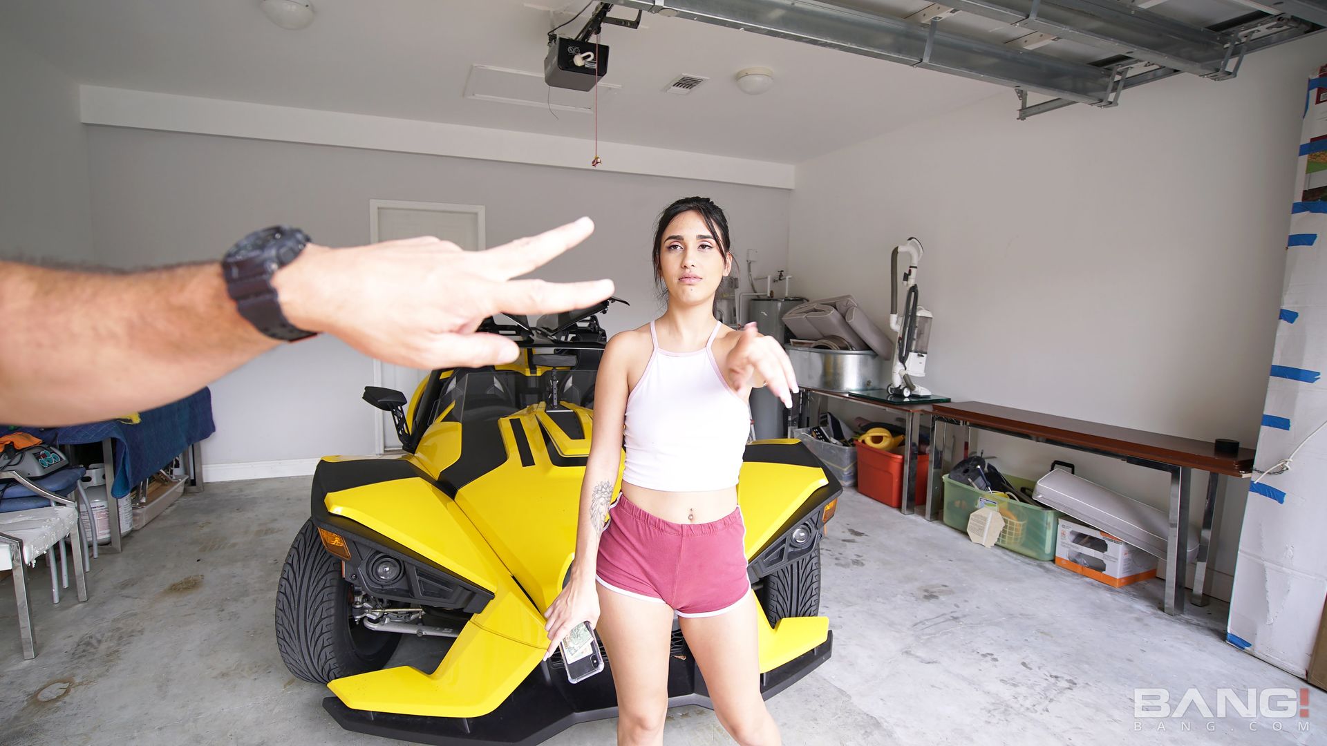 Penelope Fucks The Mechanic For Some Side Cash