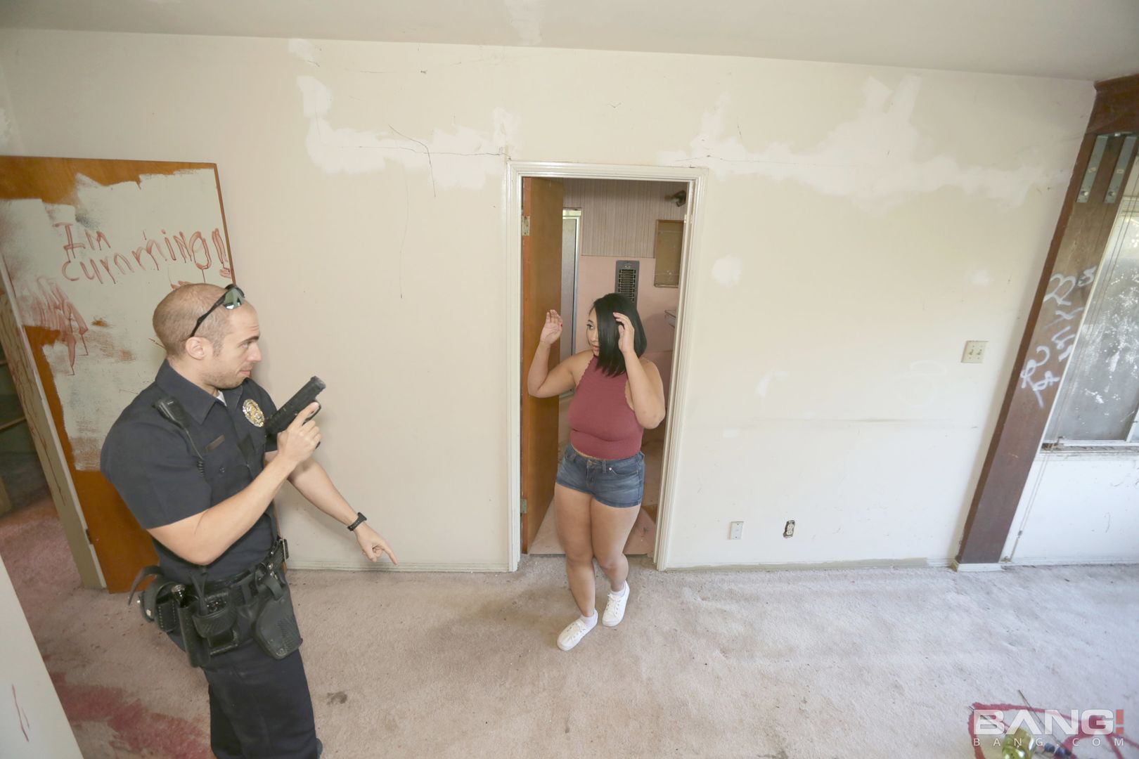 Emori Pleezer Live Streams Her Getting Fucked By A Cop!