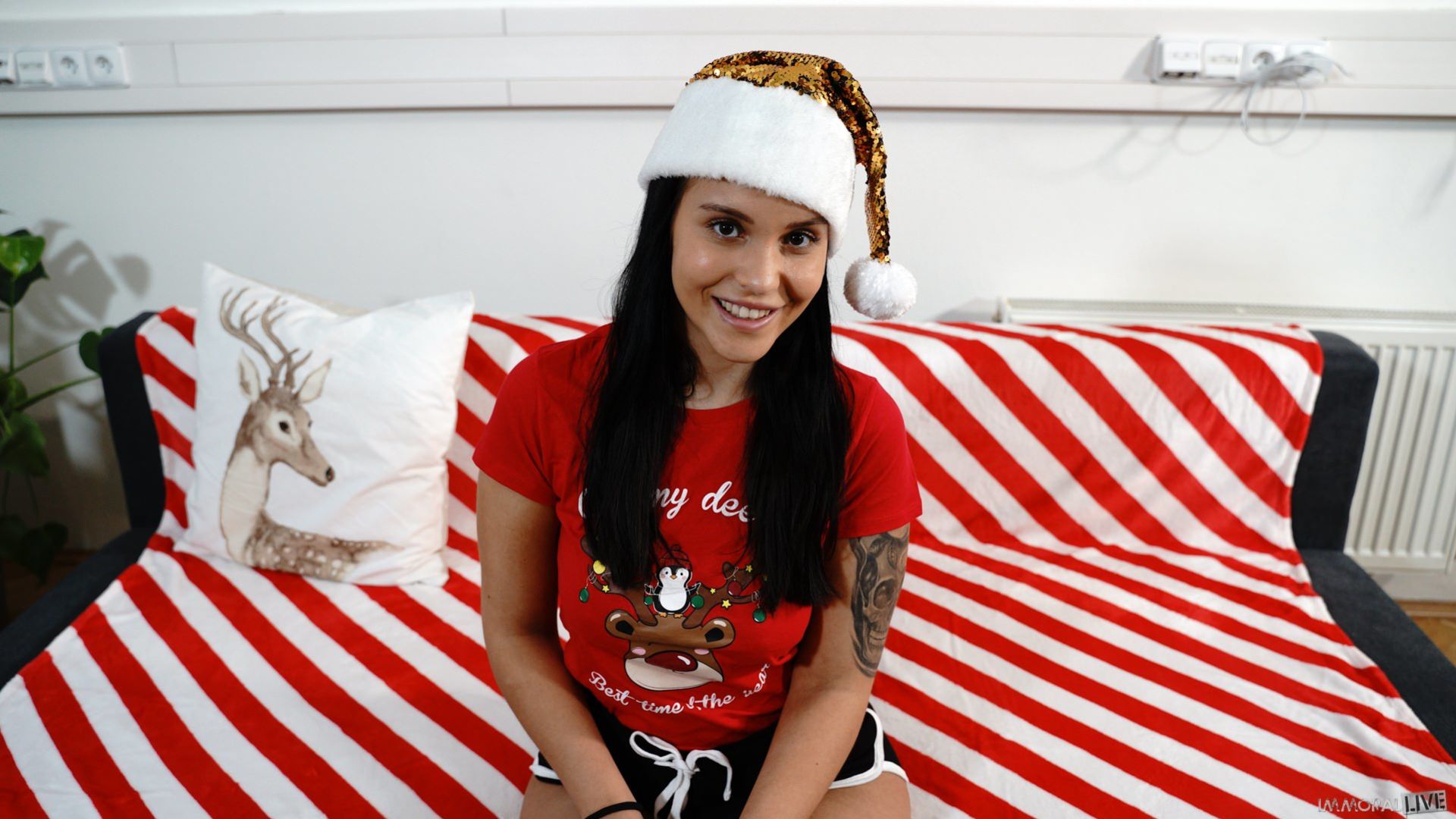 Pregnant Step Daughter Takes Out Her Competition on Christmas!