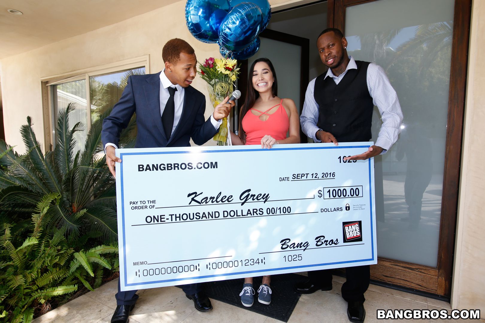 Karlee Grey Takes On Two Monsters