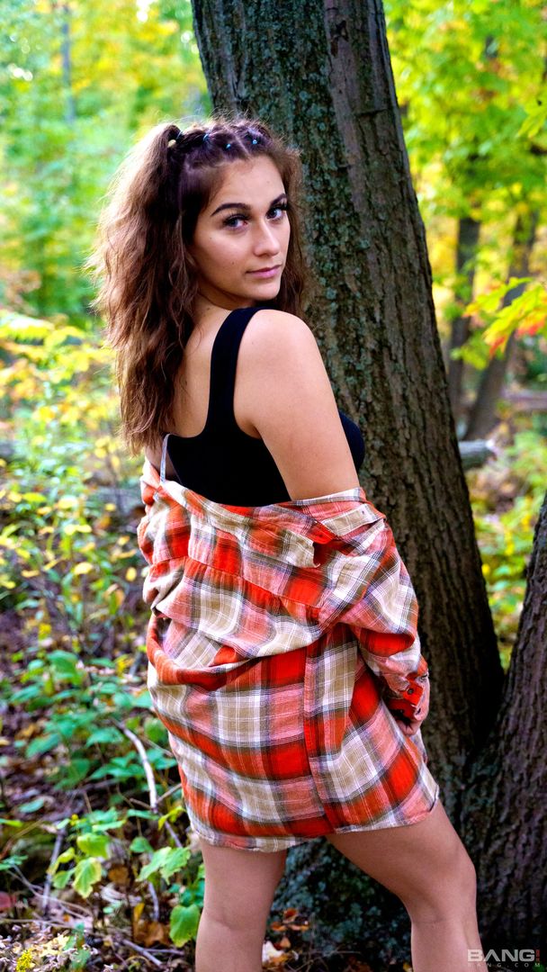 Whipped Creamy Is Fucking And Cumming In The Woods In Public!