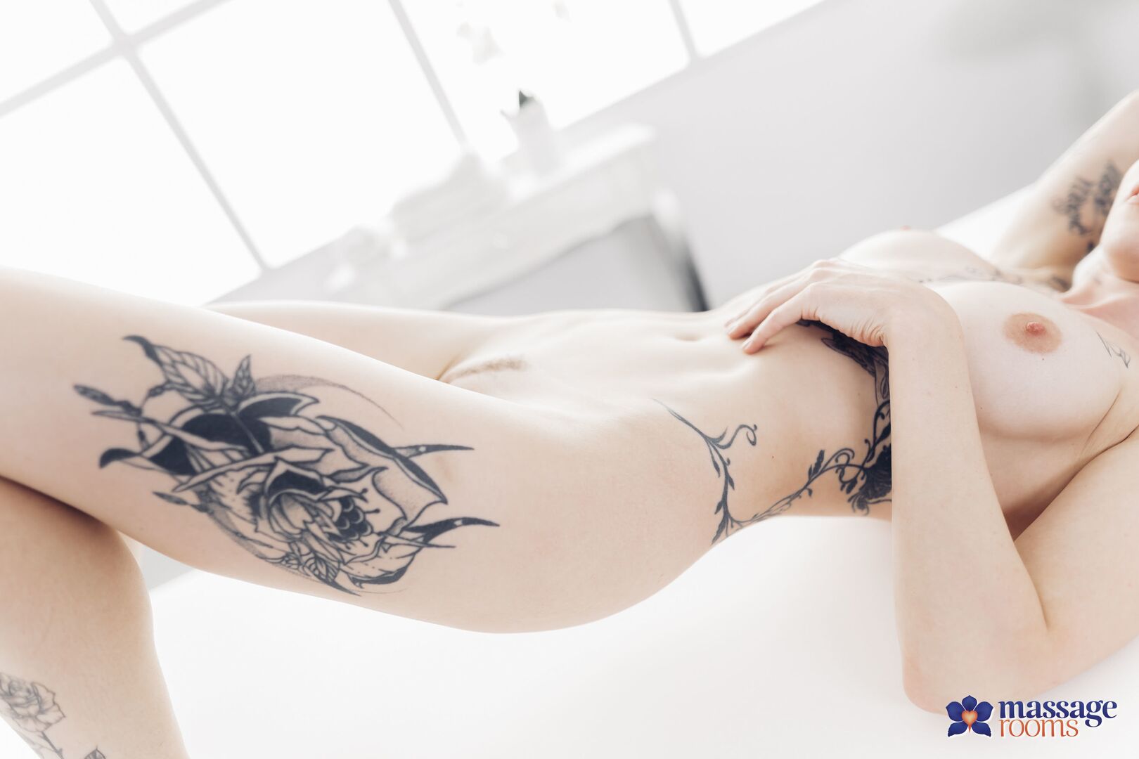 Tattooed Dutch girl loves to please