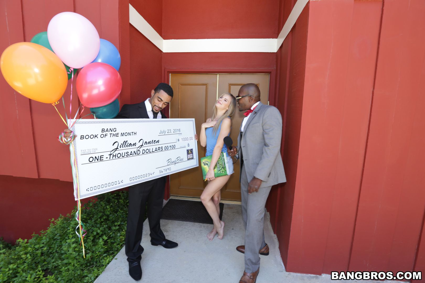 Jillian Janson wins two black cocks