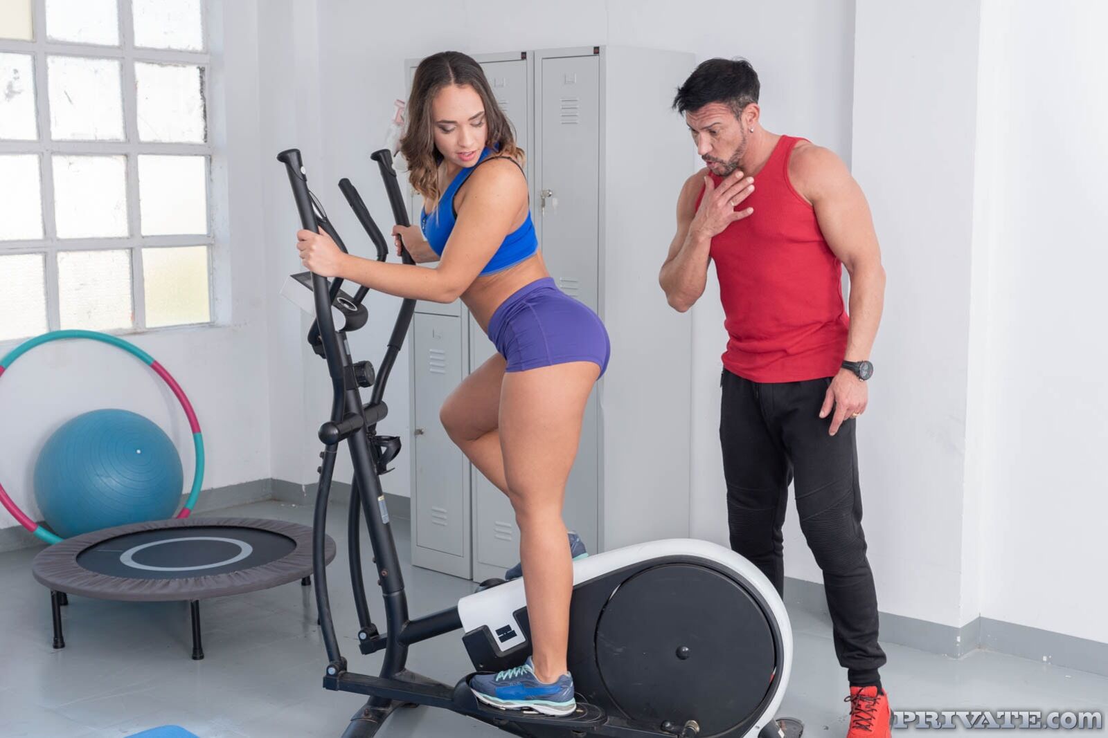Gym Workout with Big Booty Briana