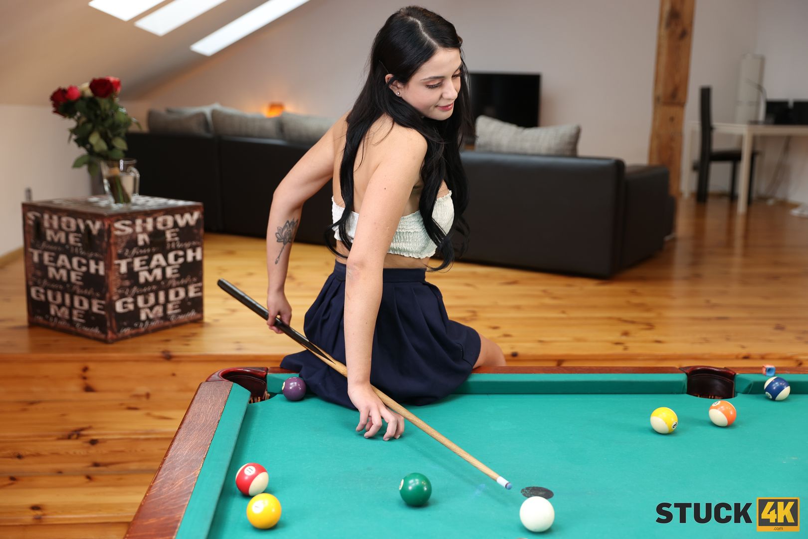 Don’t play pool or you’ll get stuck!