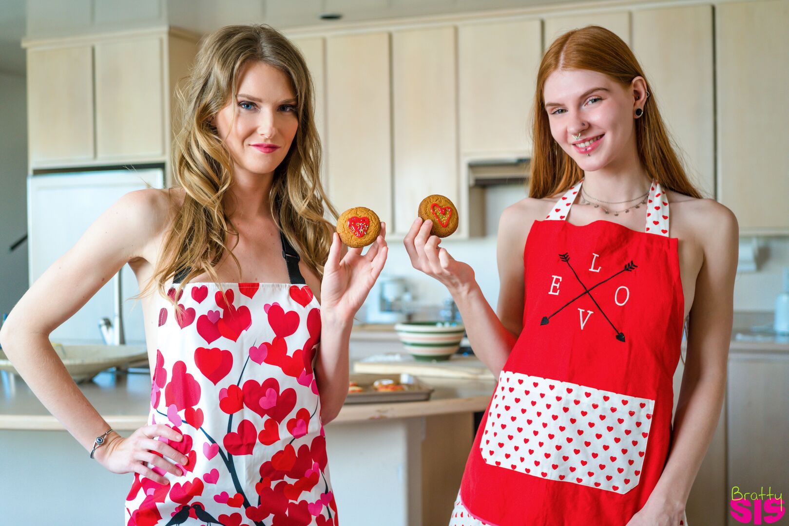 Step Sisters Valentines Cookie