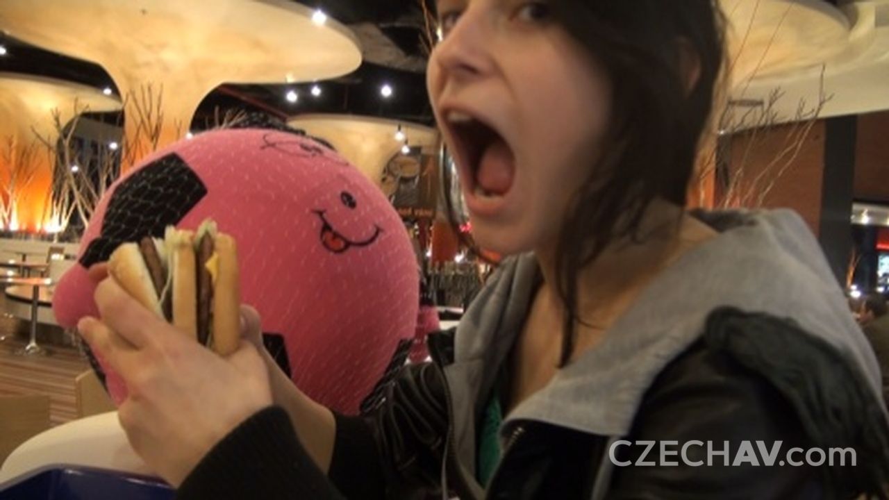Beautiful 18 y/o fucks in public