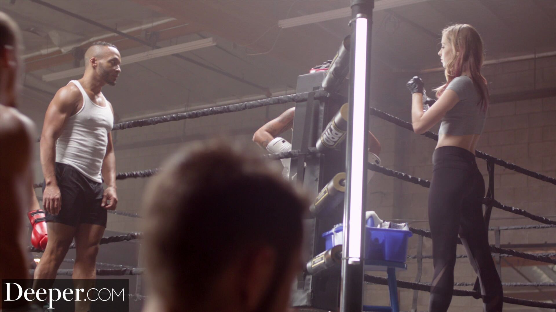 Haley Reed Spreads Her Legs for Two Boxers