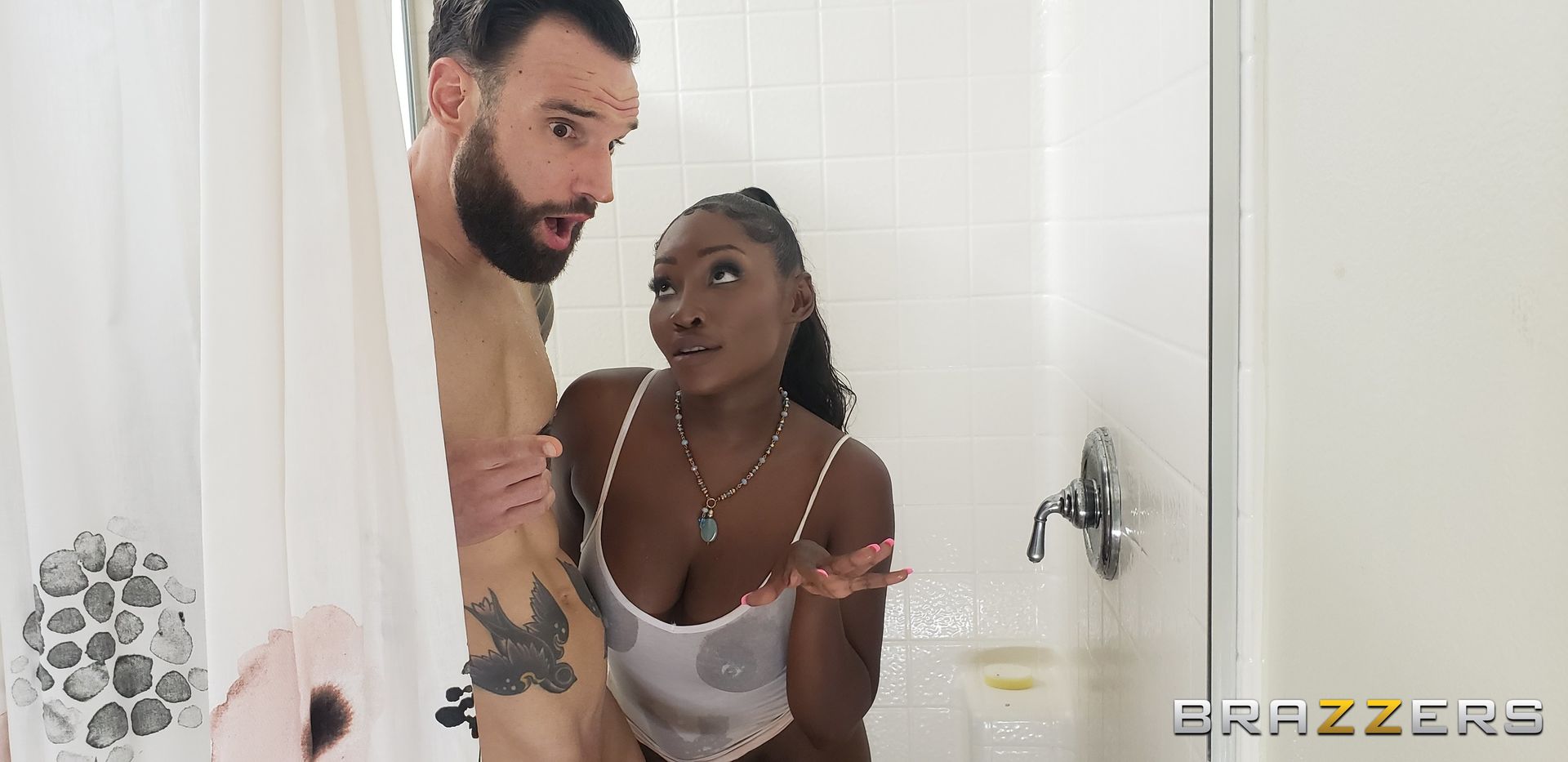 Sneaky Milf Fucks in Shower
