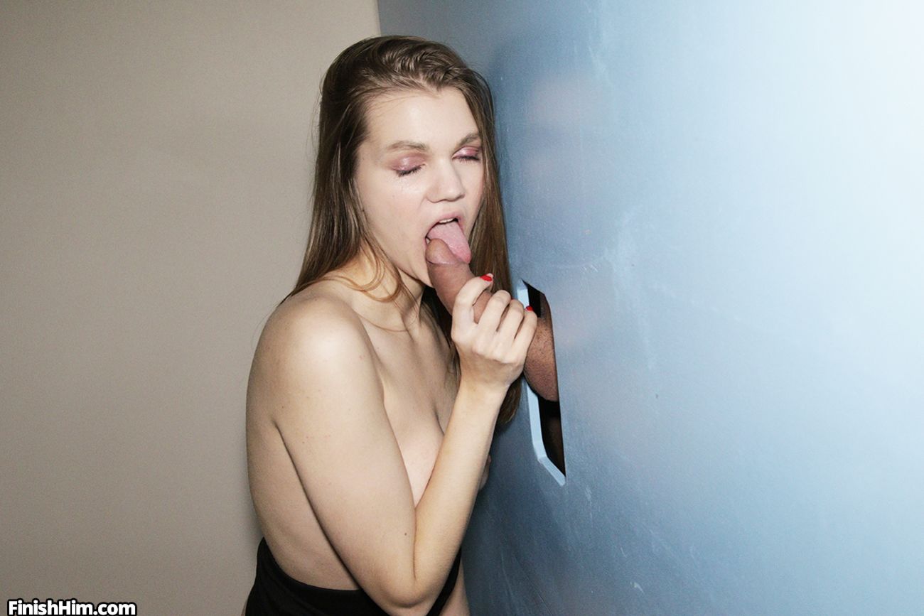 Gloryhole blowjob