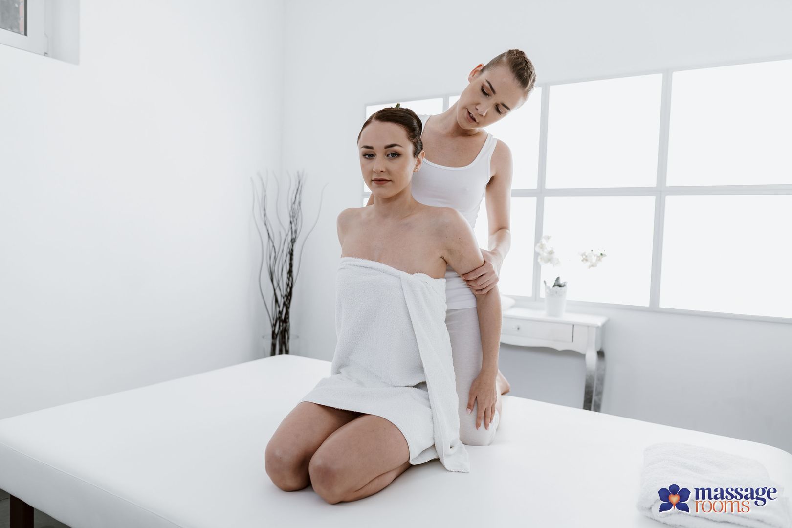 Beautiful sensual sapphic romance